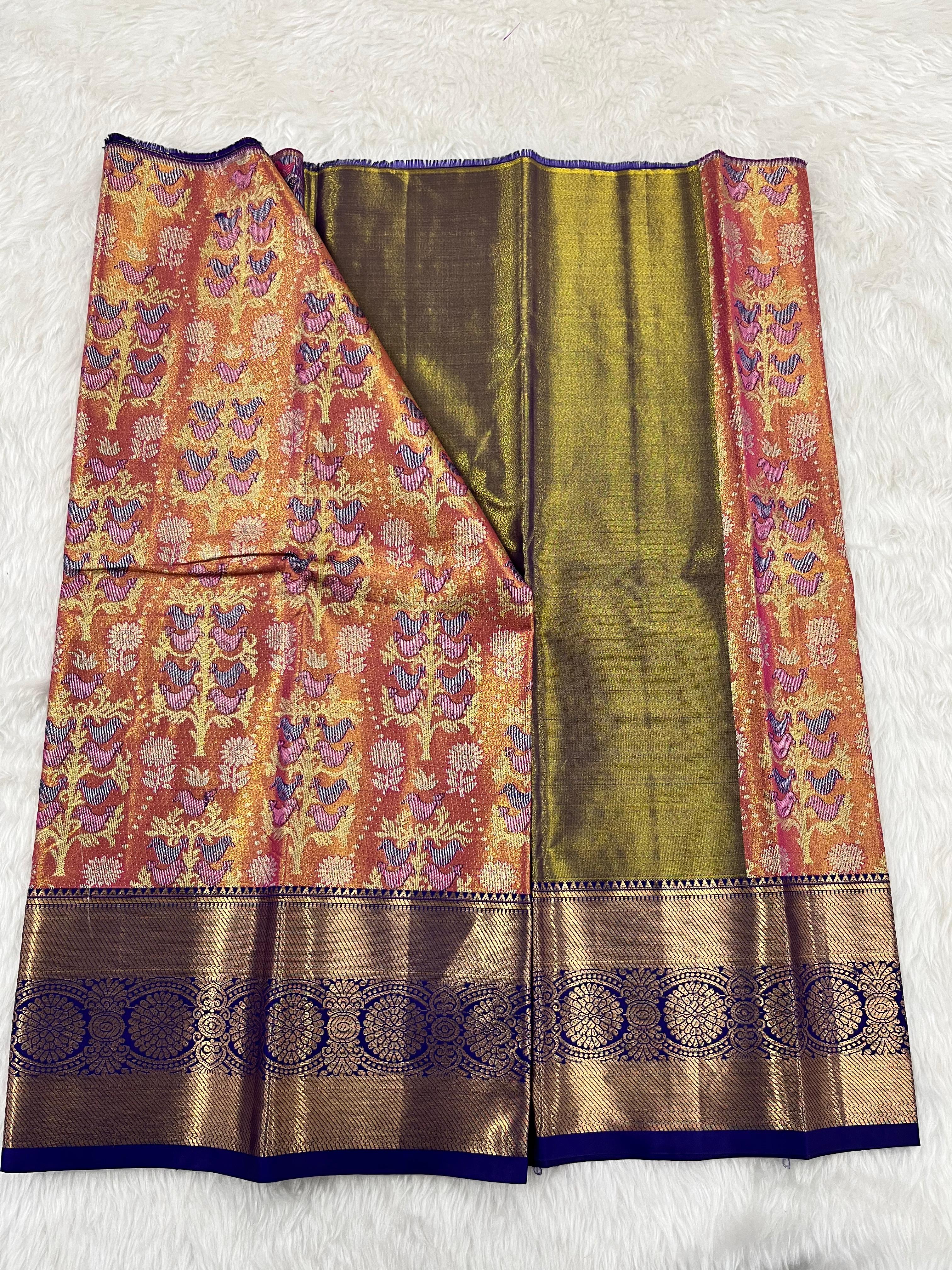 (2–5 Years) Lehenga -  Unstitched (Blouse + Material)