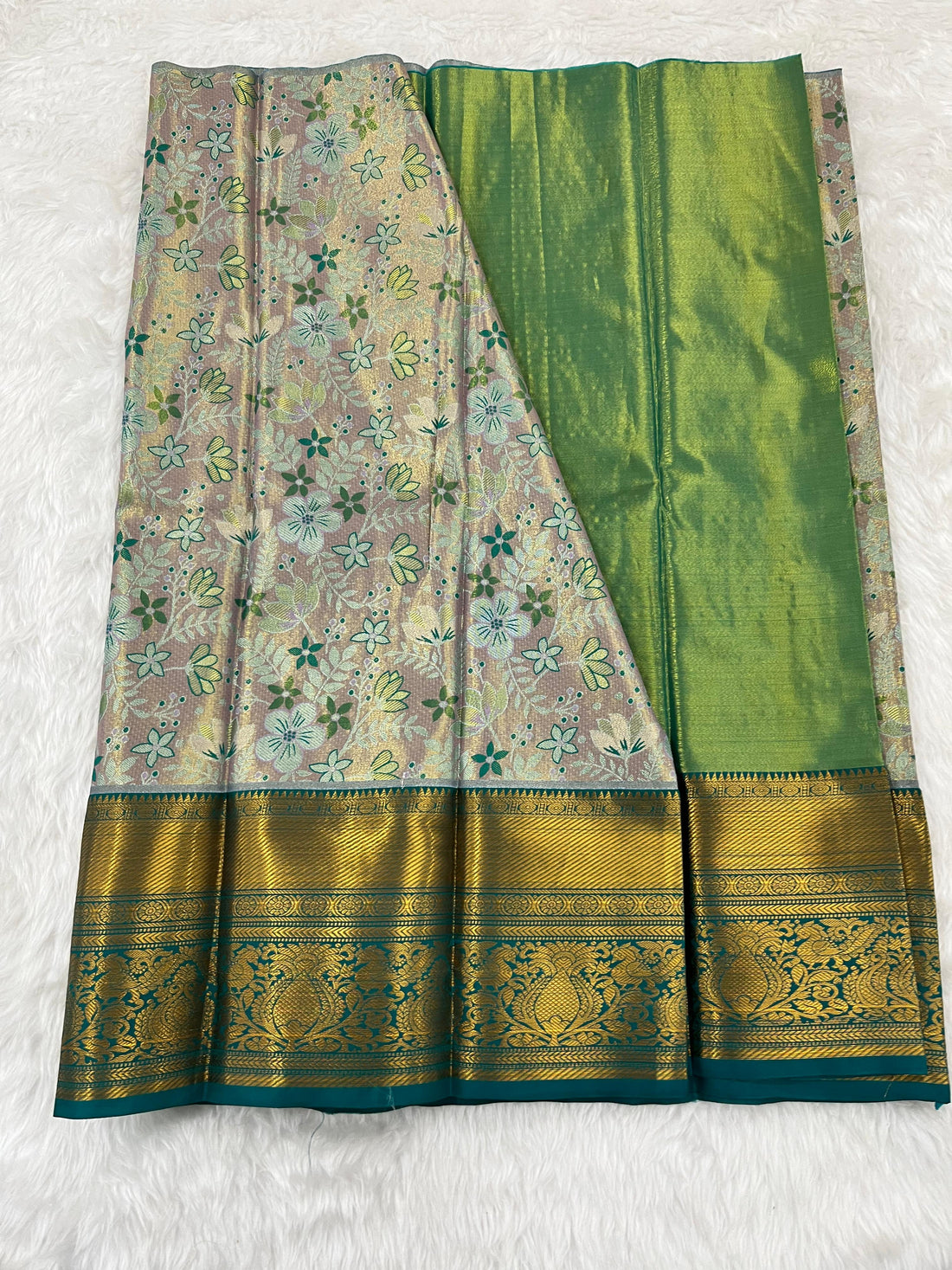 (2–5 Years) Lehenga -  Unstitched (Blouse + Material)