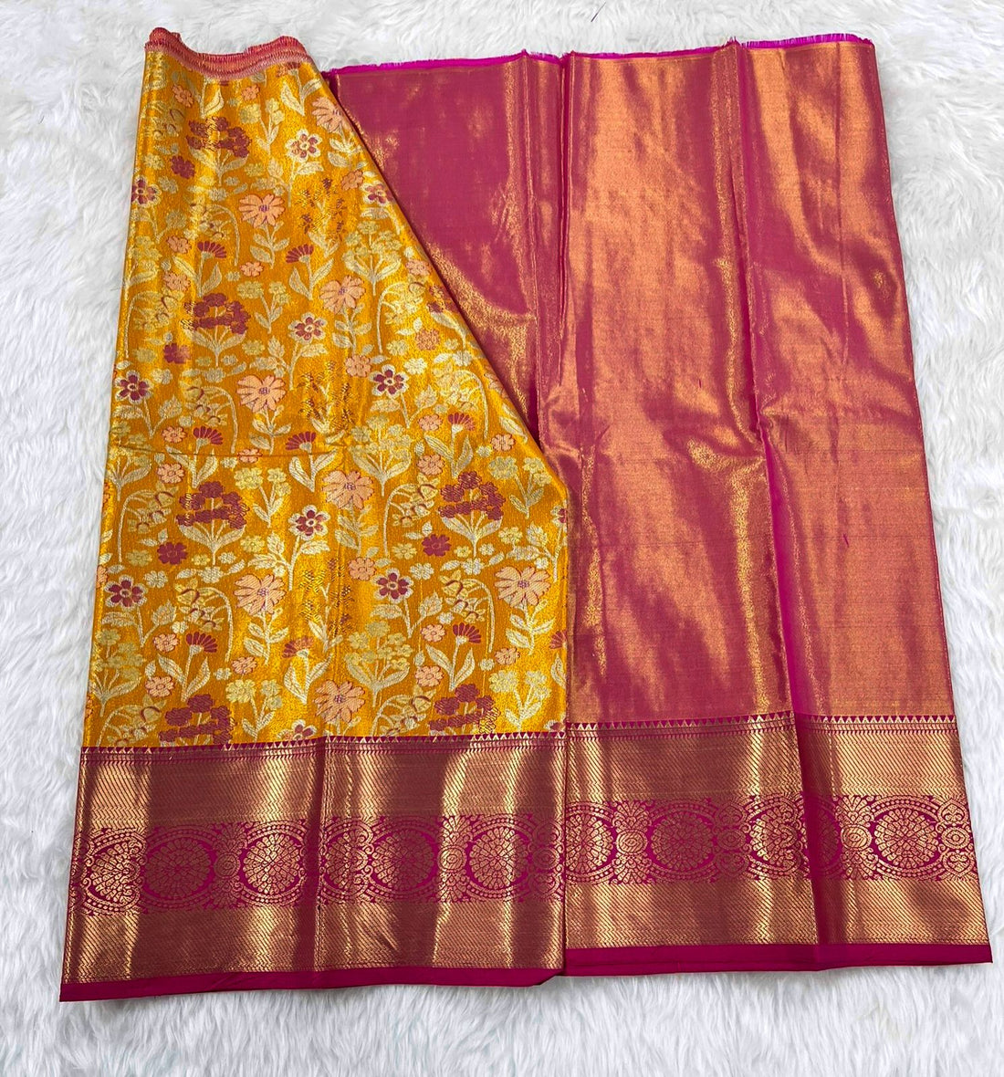 (2–5 Years) Lehenga -  Unstitched (Blouse + Material)