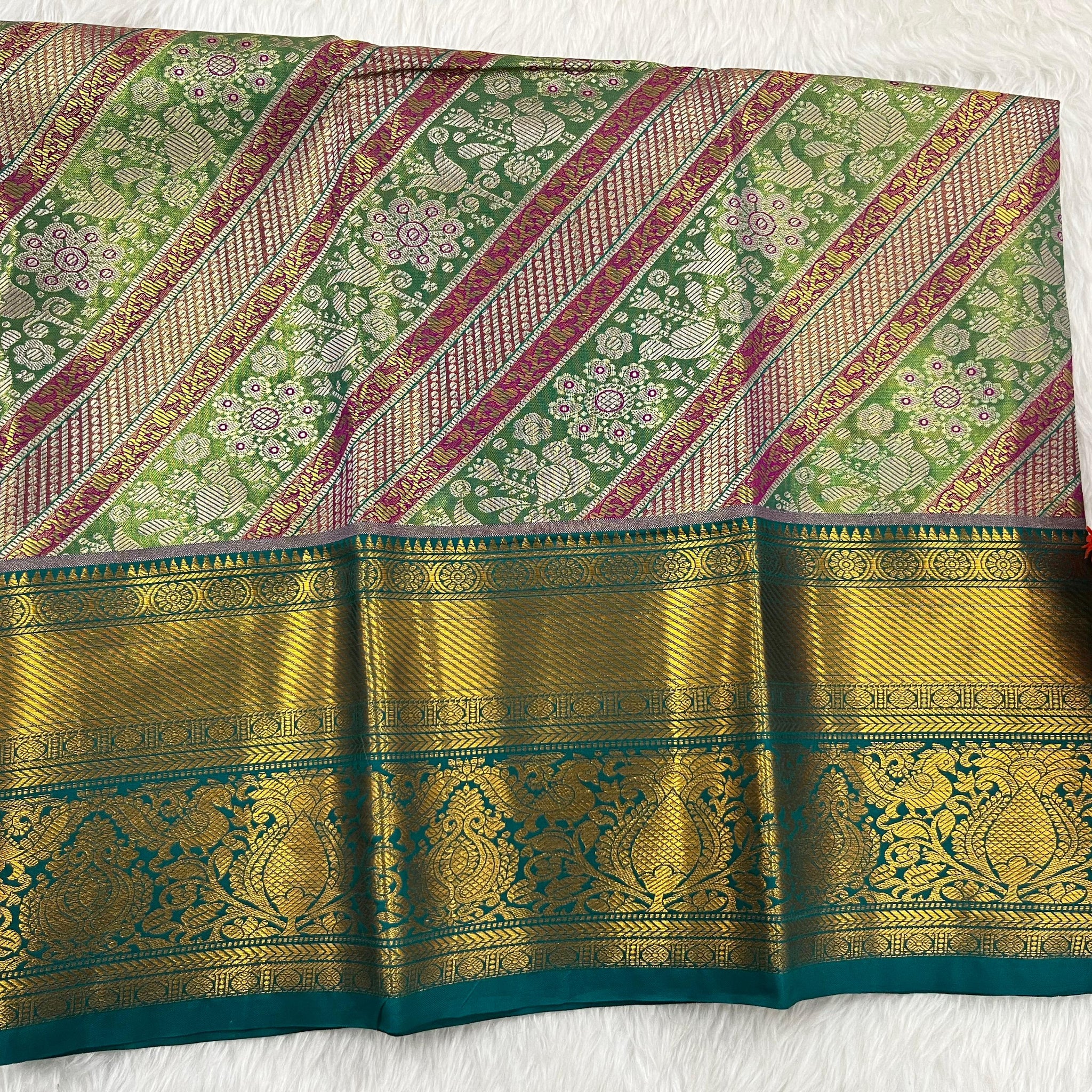 (2–5 Years) Lehenga -  Unstitched (Blouse + Material)