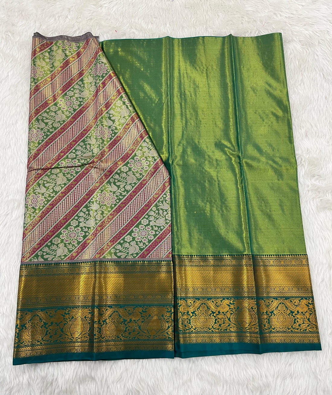 (2–5 Years) Lehenga -  Unstitched (Blouse + Material)