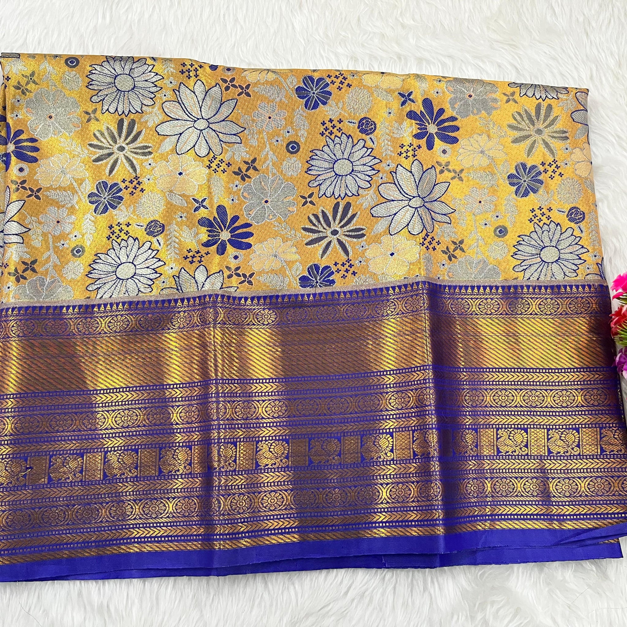 (2–5 Years) Lehenga -  Unstitched (Blouse + Material)