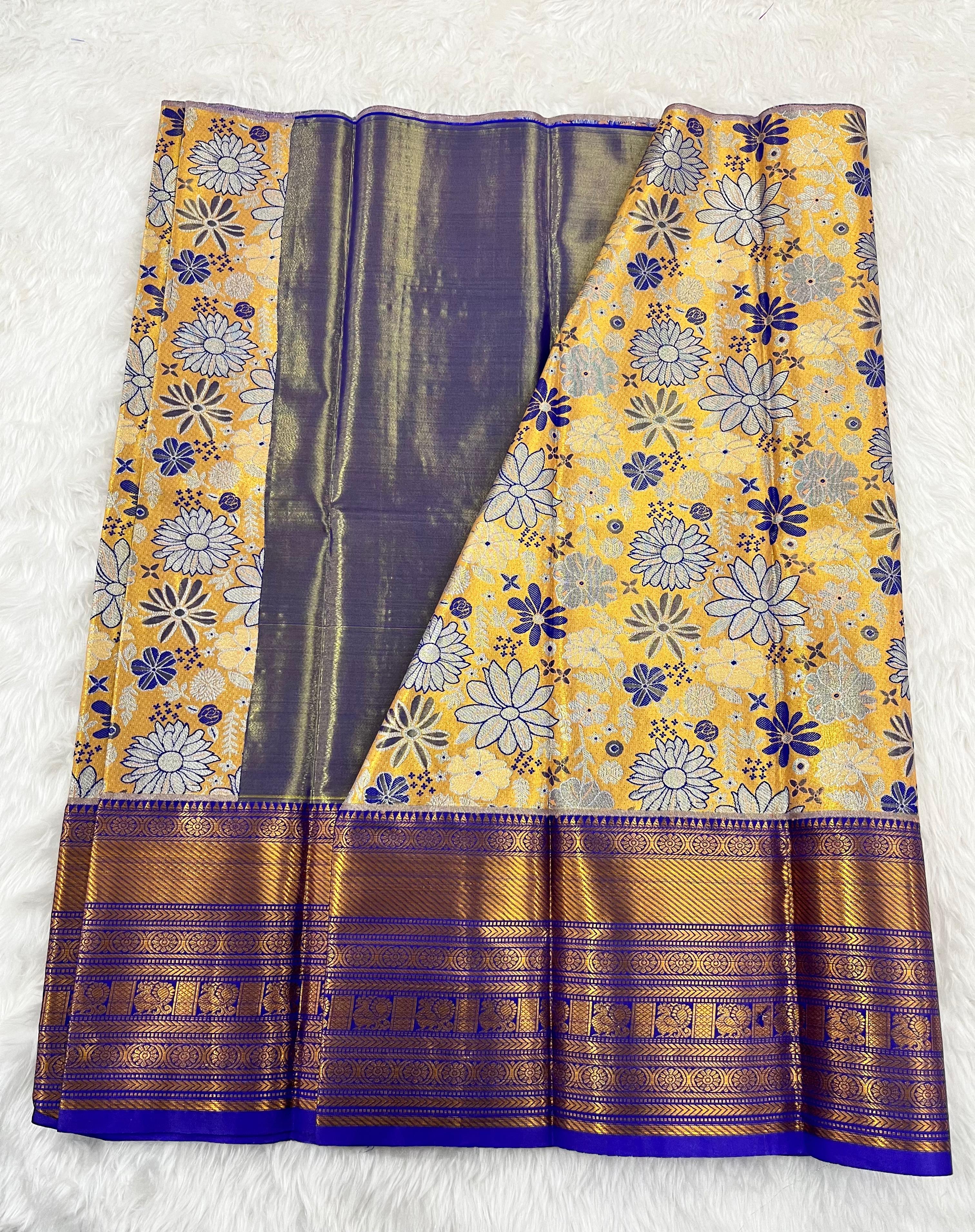 (2–5 Years) Lehenga -  Unstitched (Blouse + Material)