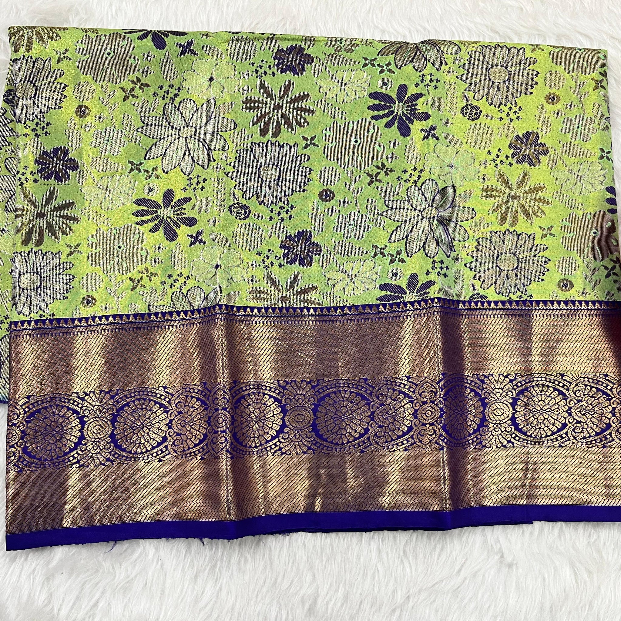 (2–5 Years) Lehenga -  Unstitched (Blouse + Material)