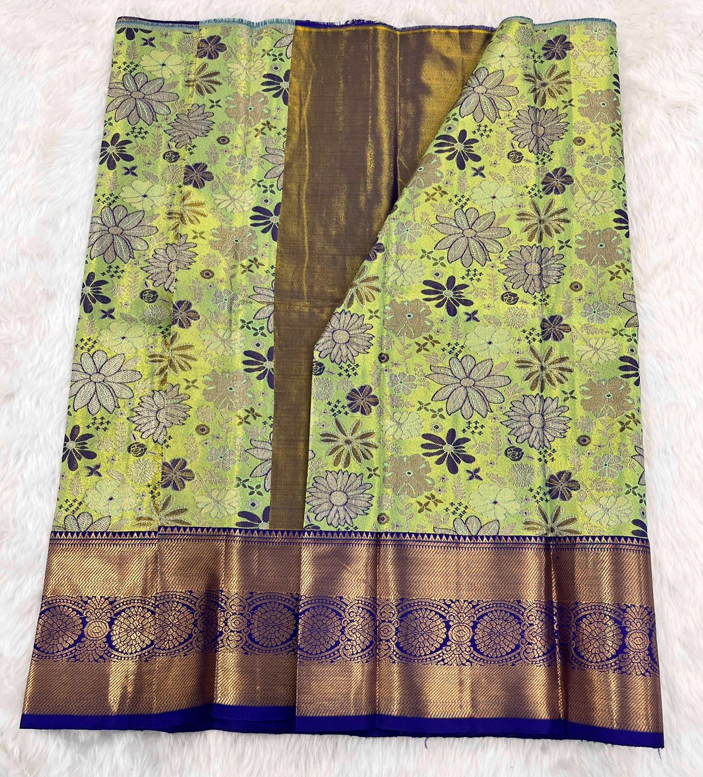 (2–5 Years) Lehenga -  Unstitched (Blouse + Material)