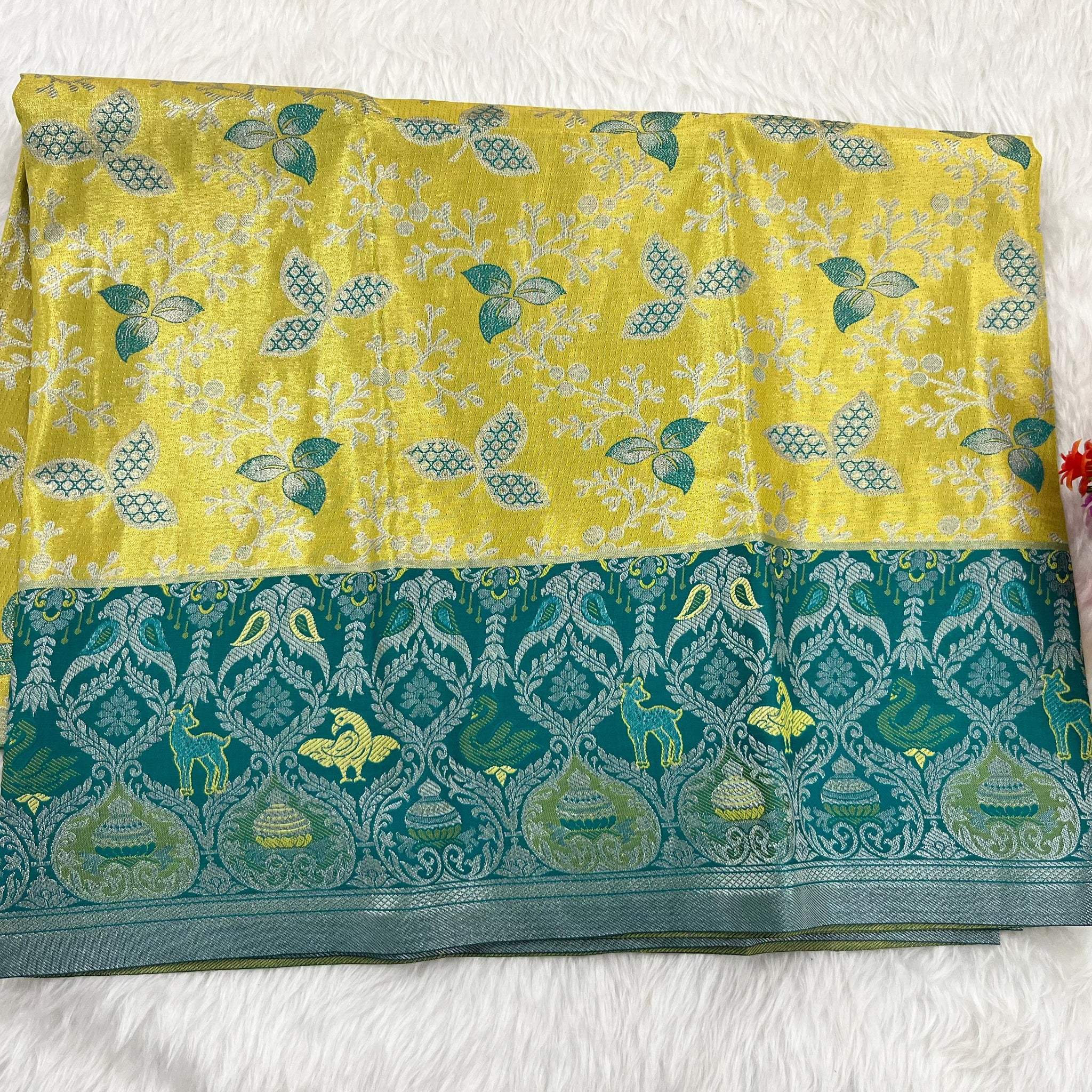 (2–5 Years) Lehenga -  Unstitched (Blouse + Material)