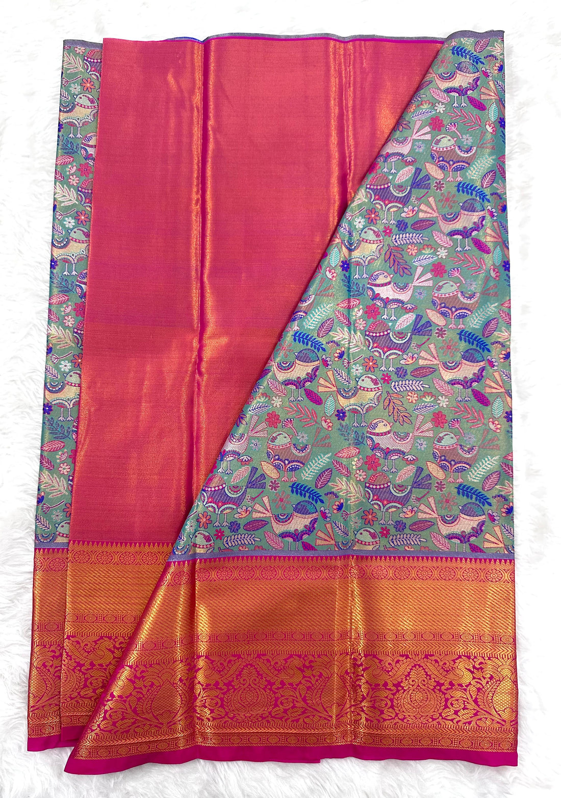 (2–5 Years) Lehenga -  Unstitched (Blouse + Material)