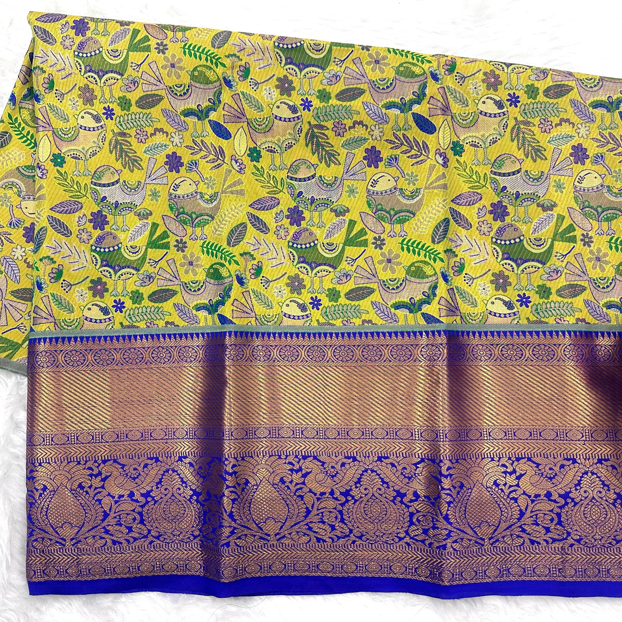 (2–5 Years) Lehenga -  Unstitched (Blouse + Material)