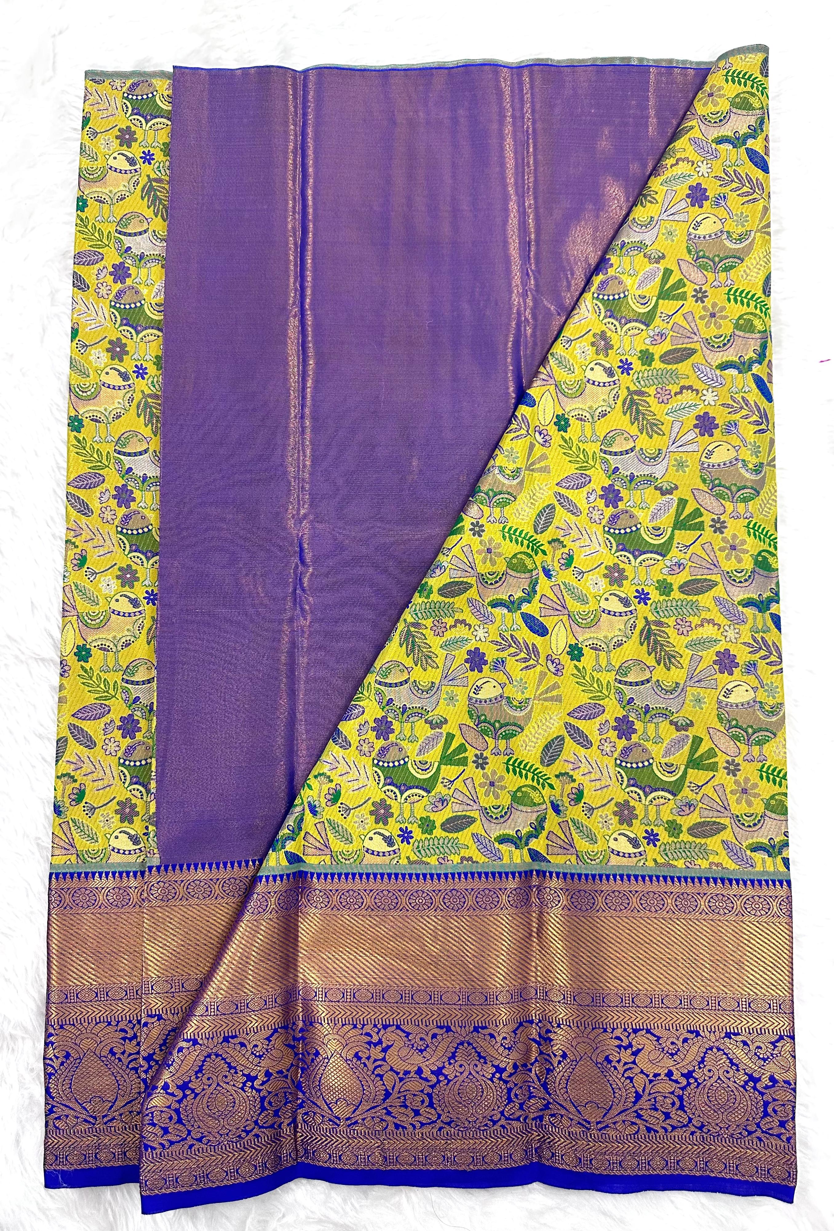 (2–5 Years) Lehenga -  Unstitched (Blouse + Material)