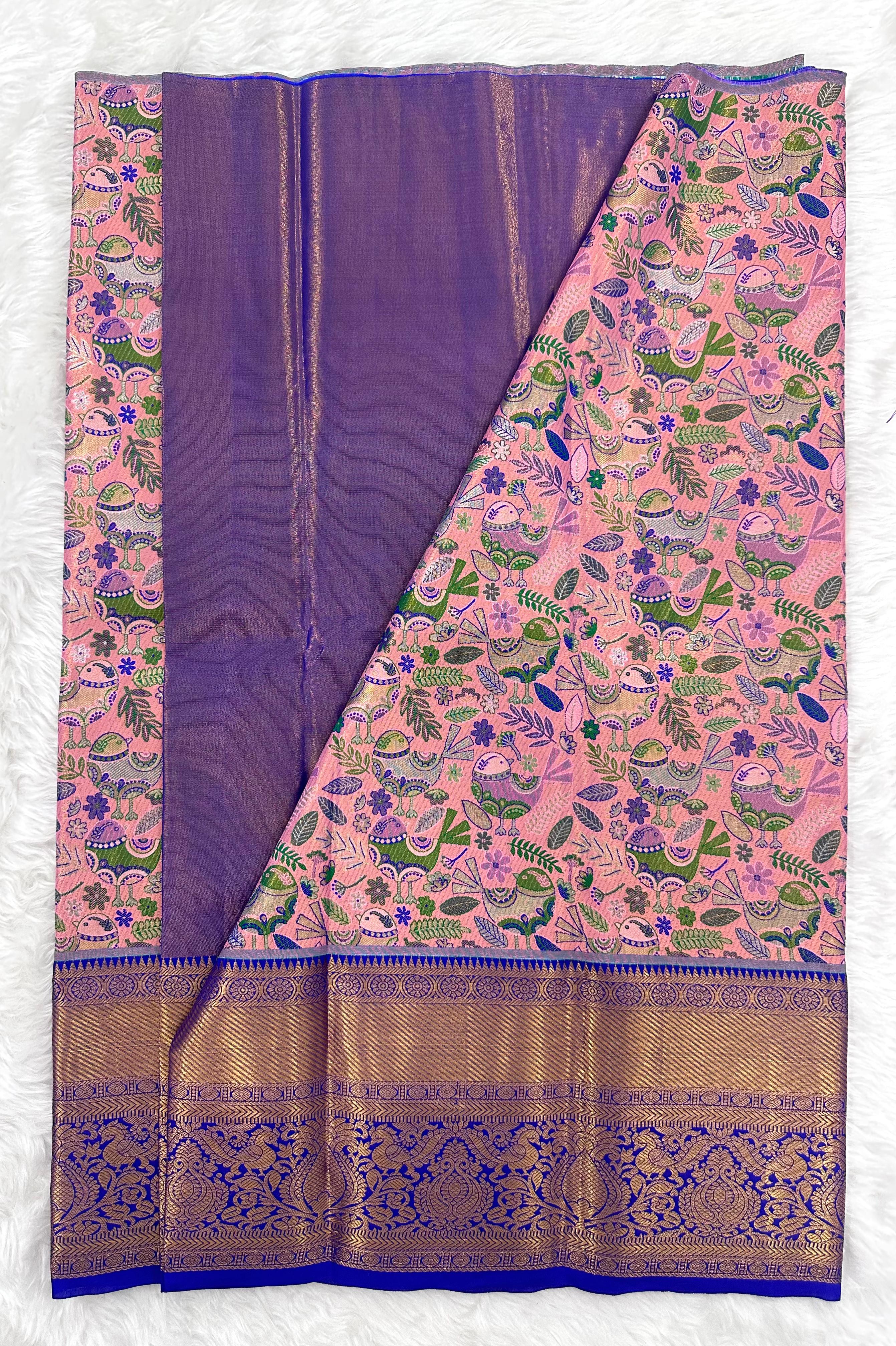 (2–5 Years) Lehenga -  Unstitched (Blouse + Material)