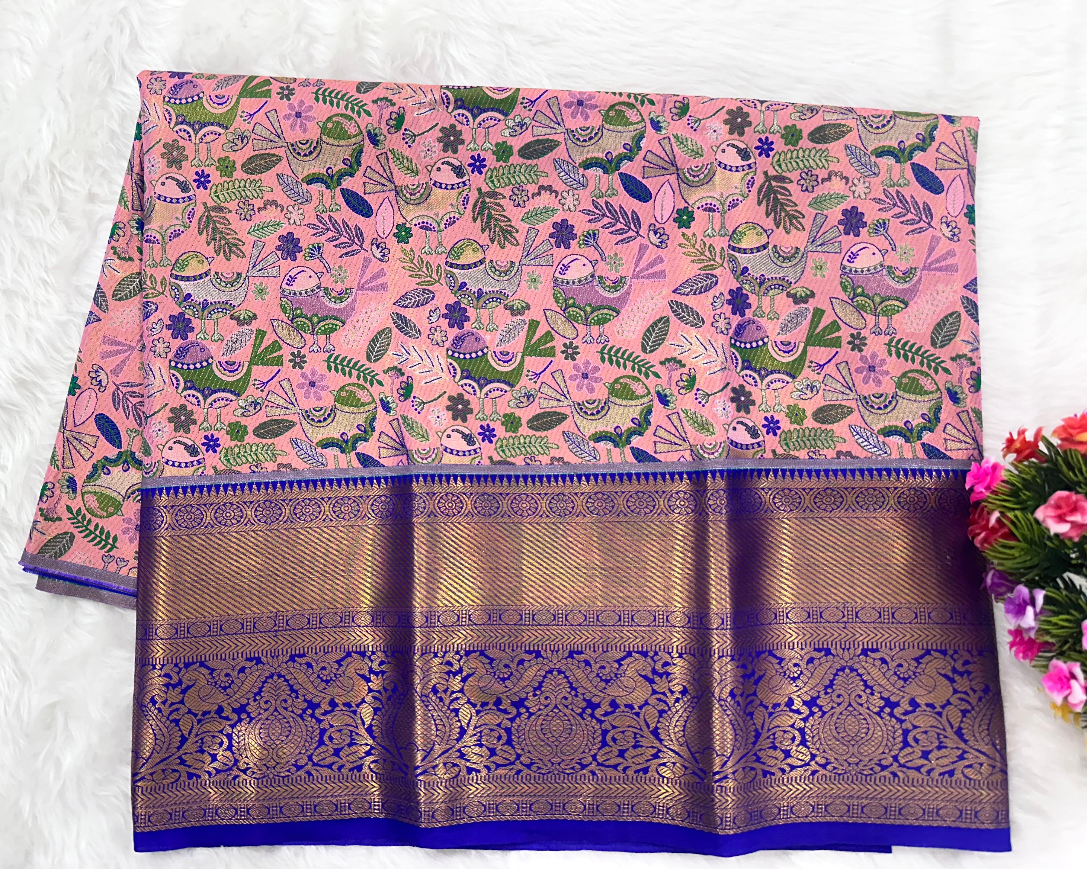 (2–5 Years) Lehenga -  Unstitched (Blouse + Material)