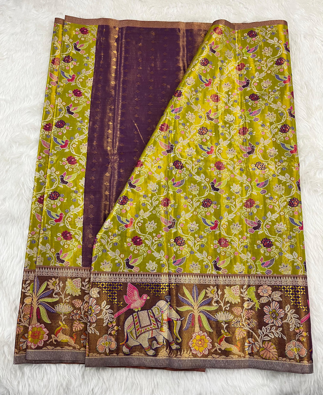 (2–5 Years) Lehenga -  Unstitched (Blouse + Material)