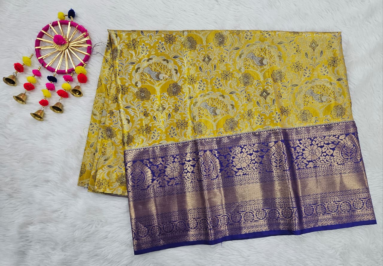 (5–10 Year) Lehenga – Unstitched (Blouse + Material)