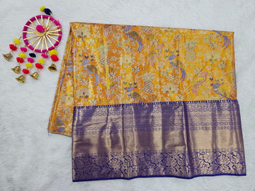 (5–10 Year) Lehenga – Unstitched (Blouse + Material)