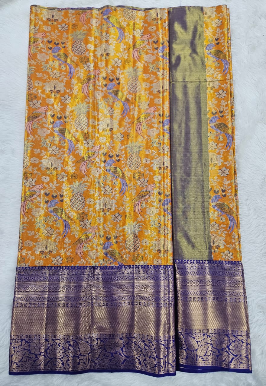 (5–10 Year) Lehenga – Unstitched (Blouse + Material)