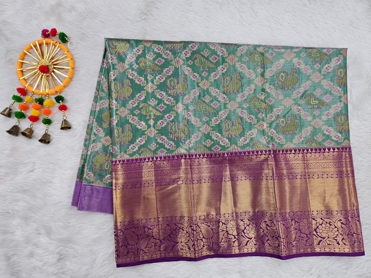 (5–10 Year) Lehenga – Unstitched (Blouse + Material)