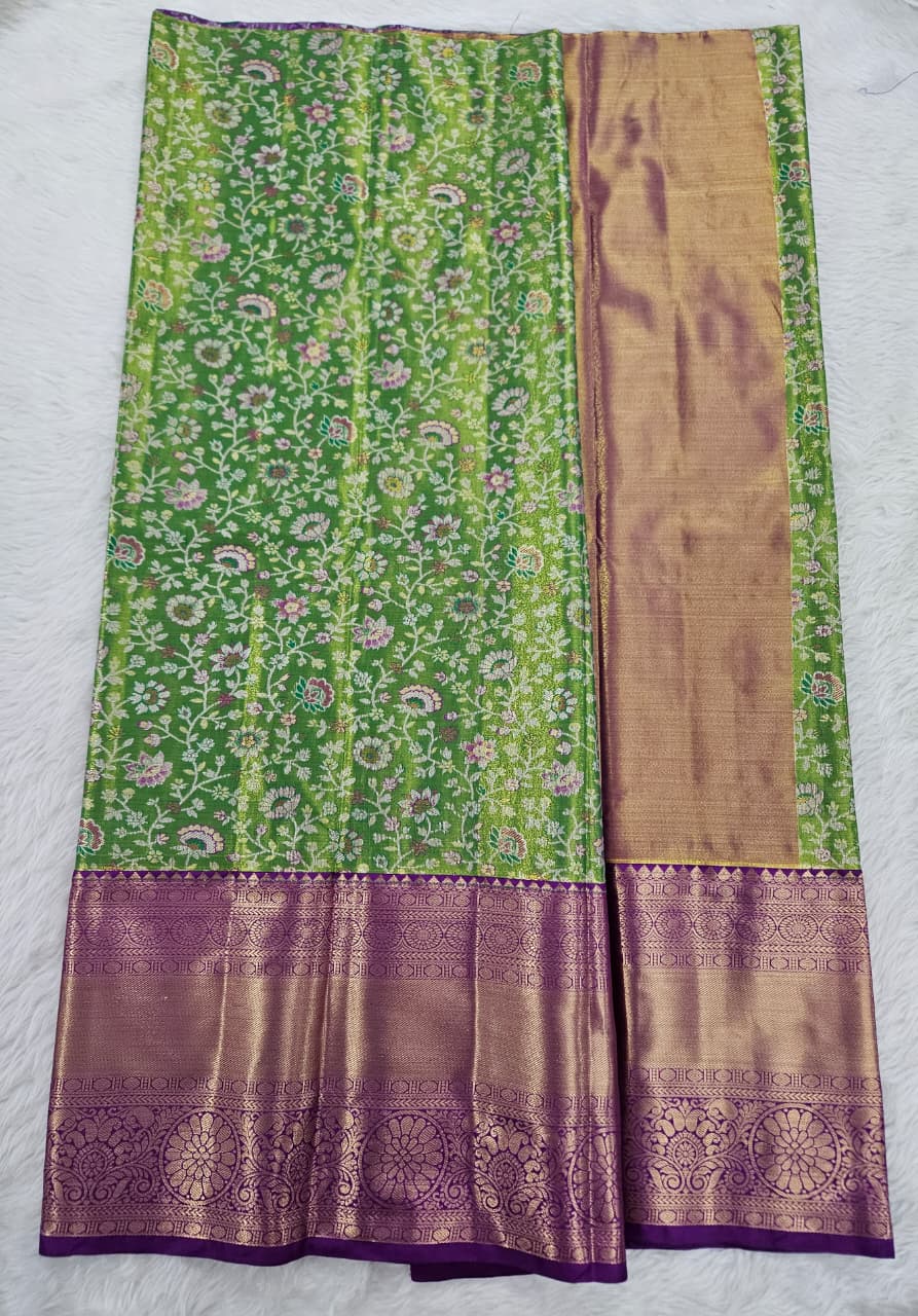 (5–10 Year) Lehenga – Unstitched (Blouse + Material)