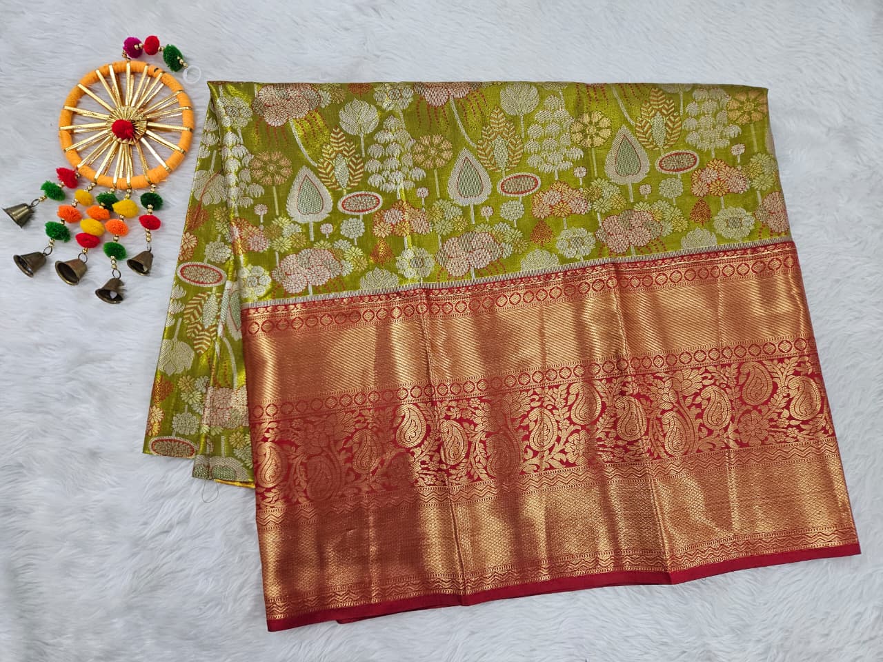 (5–10 Year) Lehenga – Unstitched (Blouse + Material)