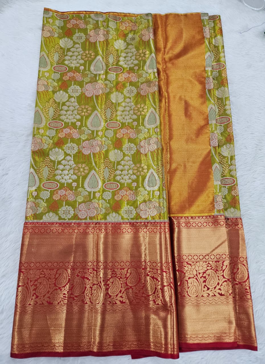 (5–10 Year) Lehenga – Unstitched (Blouse + Material)