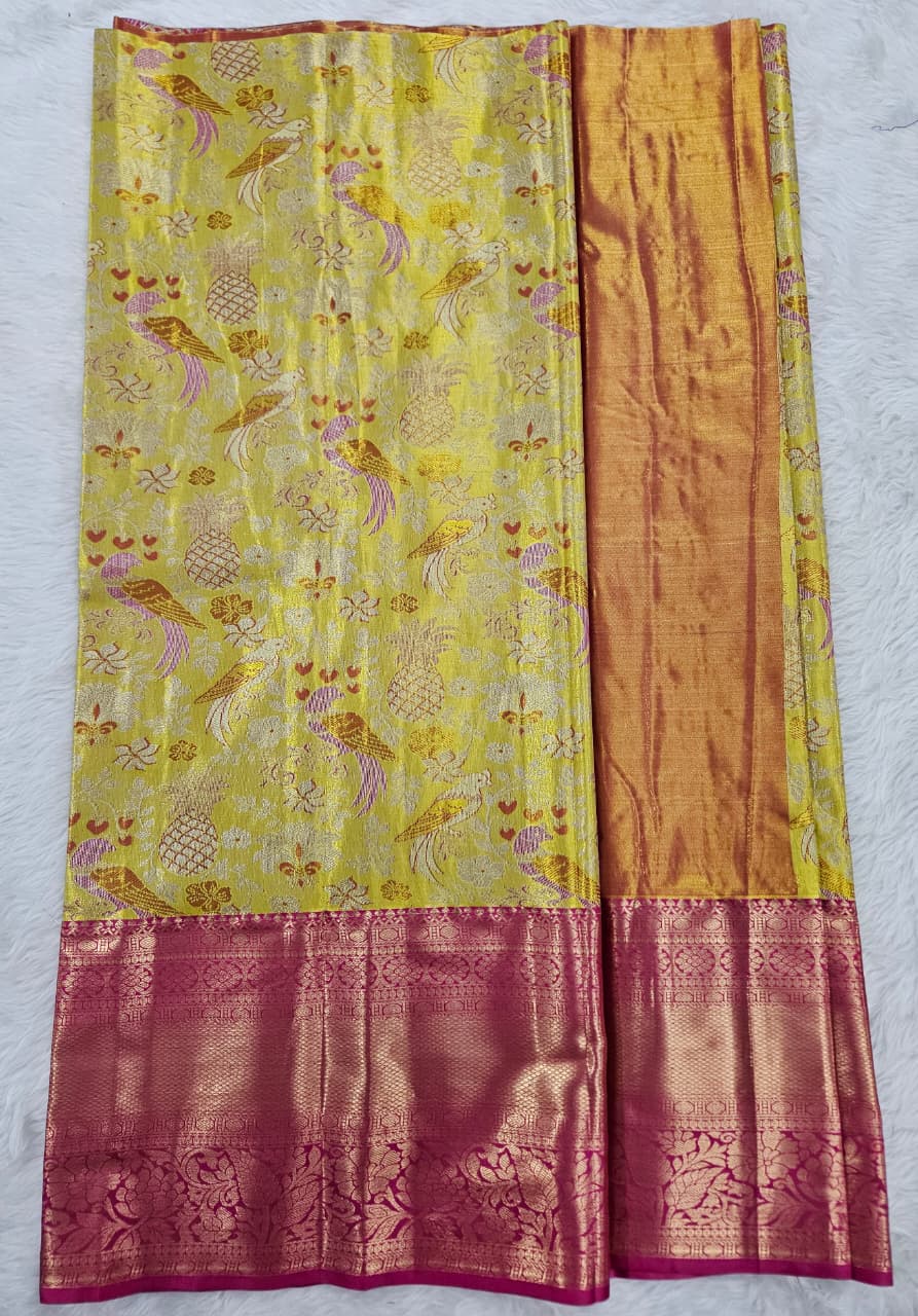 (5–10 Year) Lehenga – Unstitched (Blouse + Material)