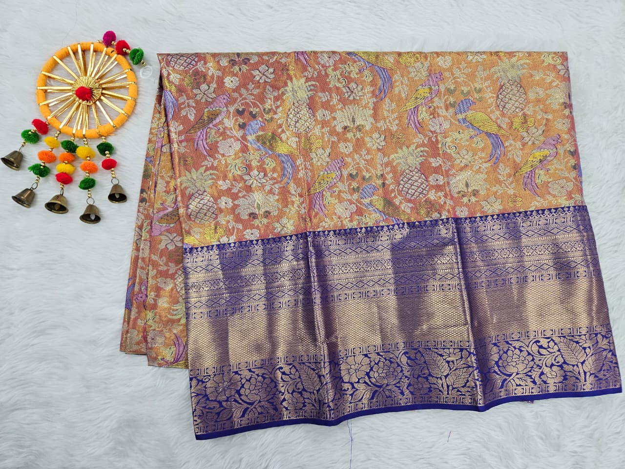 (5–10 Year) Lehenga – Unstitched (Blouse + Material)