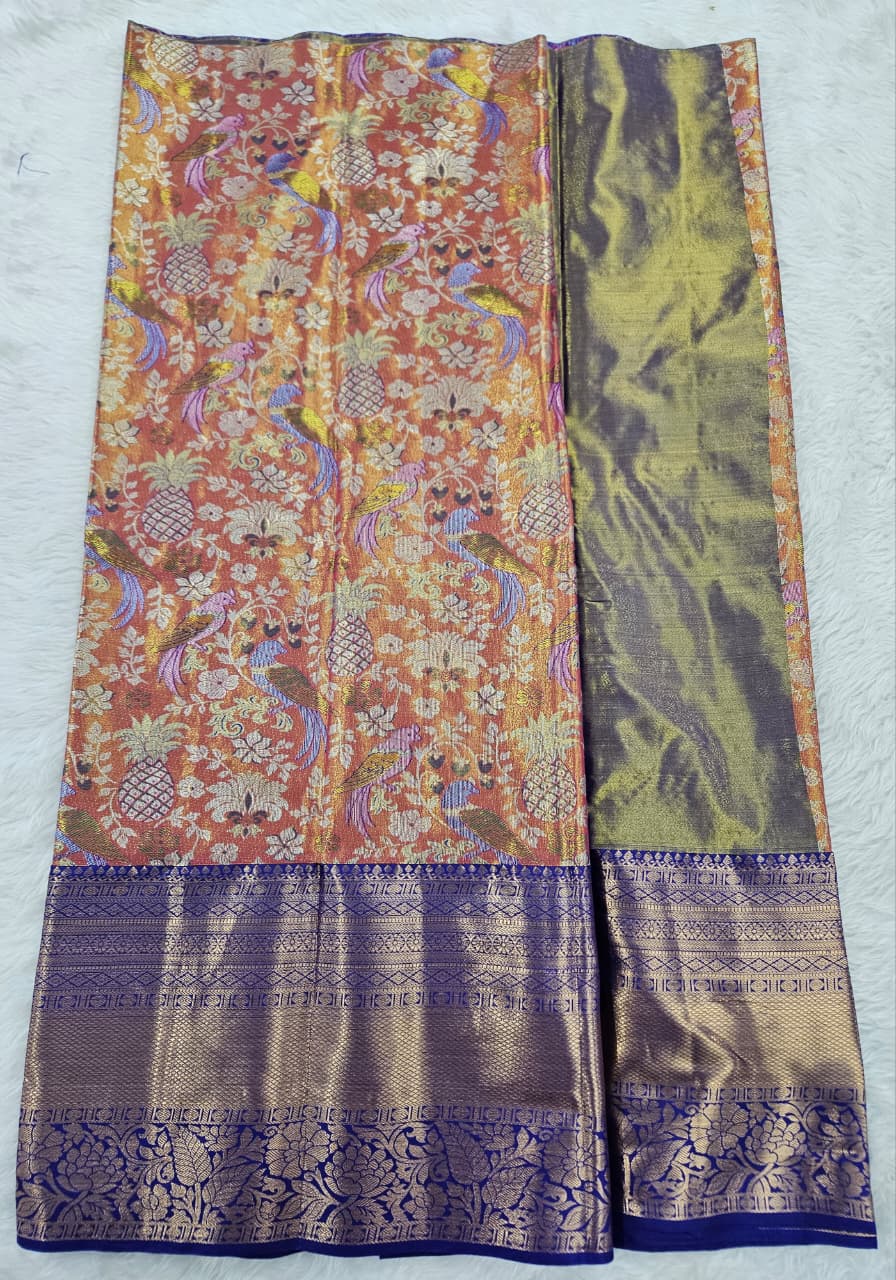 (5–10 Year) Lehenga – Unstitched (Blouse + Material)