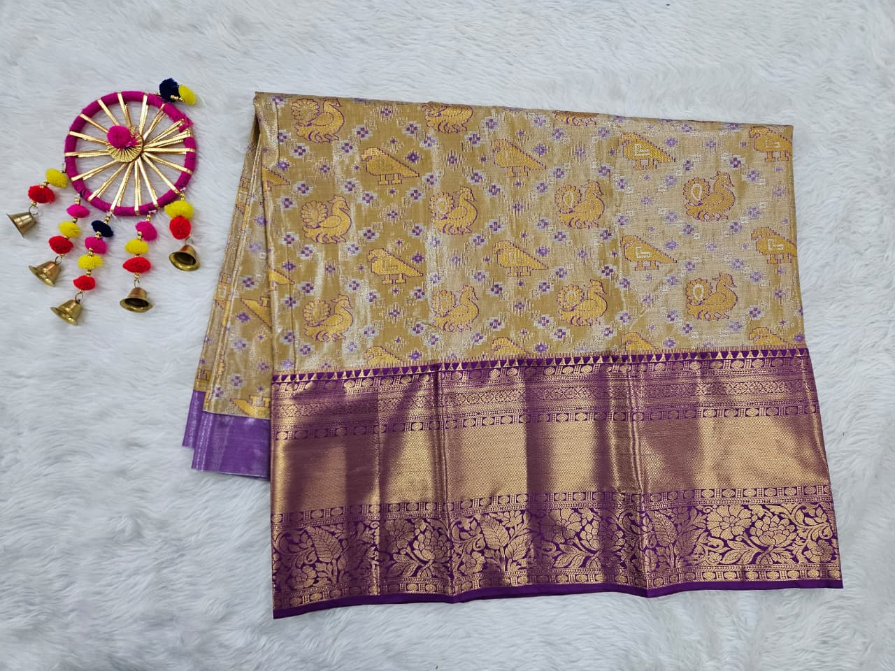 (5–10 Year) Lehenga – Unstitched (Blouse + Material)