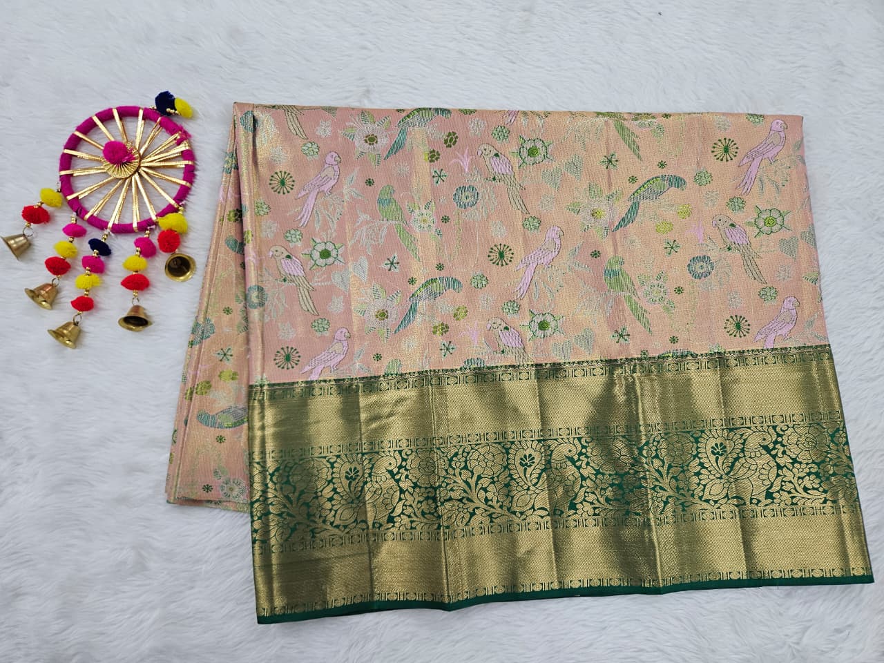 (5–10 Year) Lehenga – Unstitched (Blouse + Material)