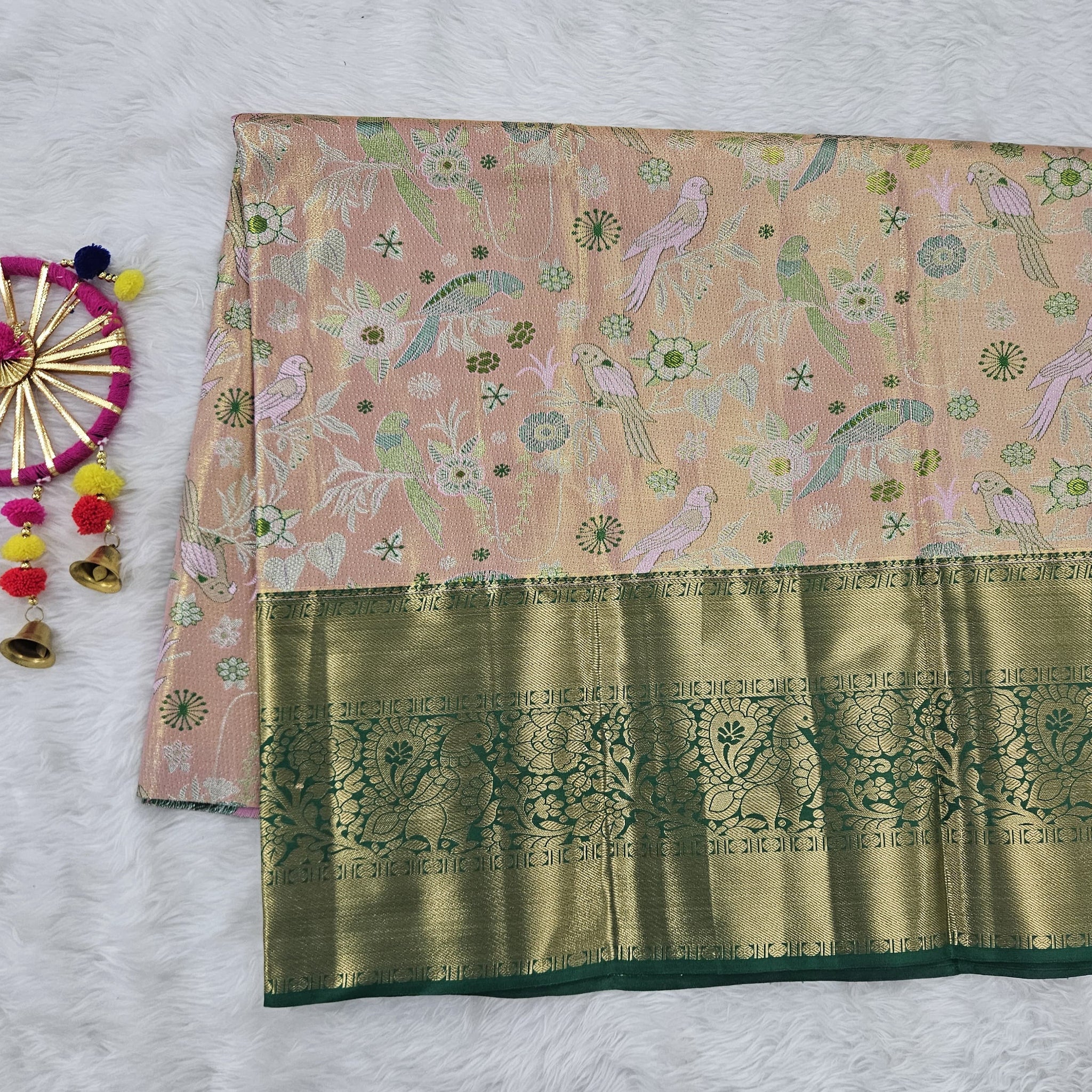 (5–10 Year) Lehenga – Unstitched (Blouse + Material)