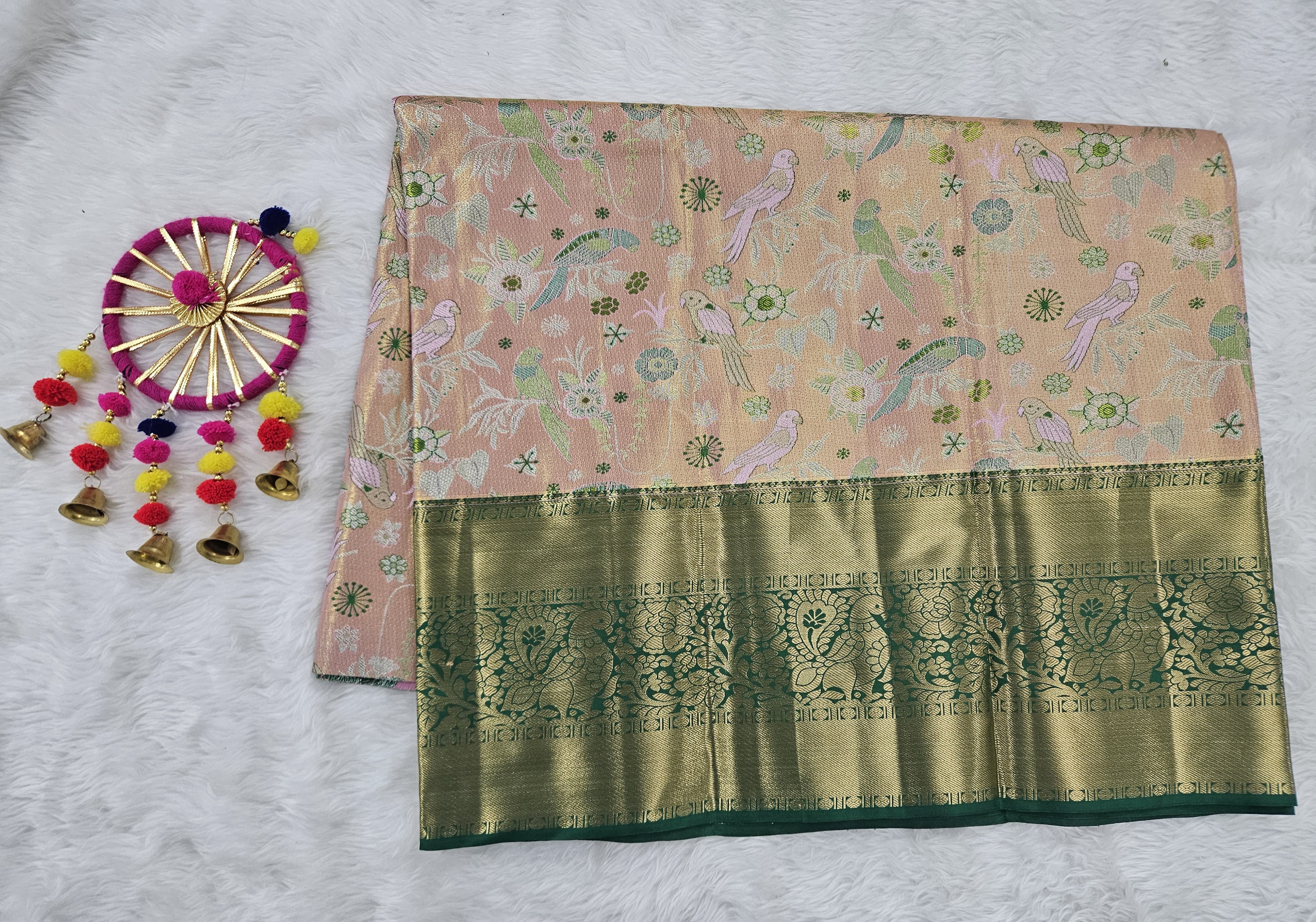 (5–10 Year) Lehenga – Unstitched (Blouse + Material)