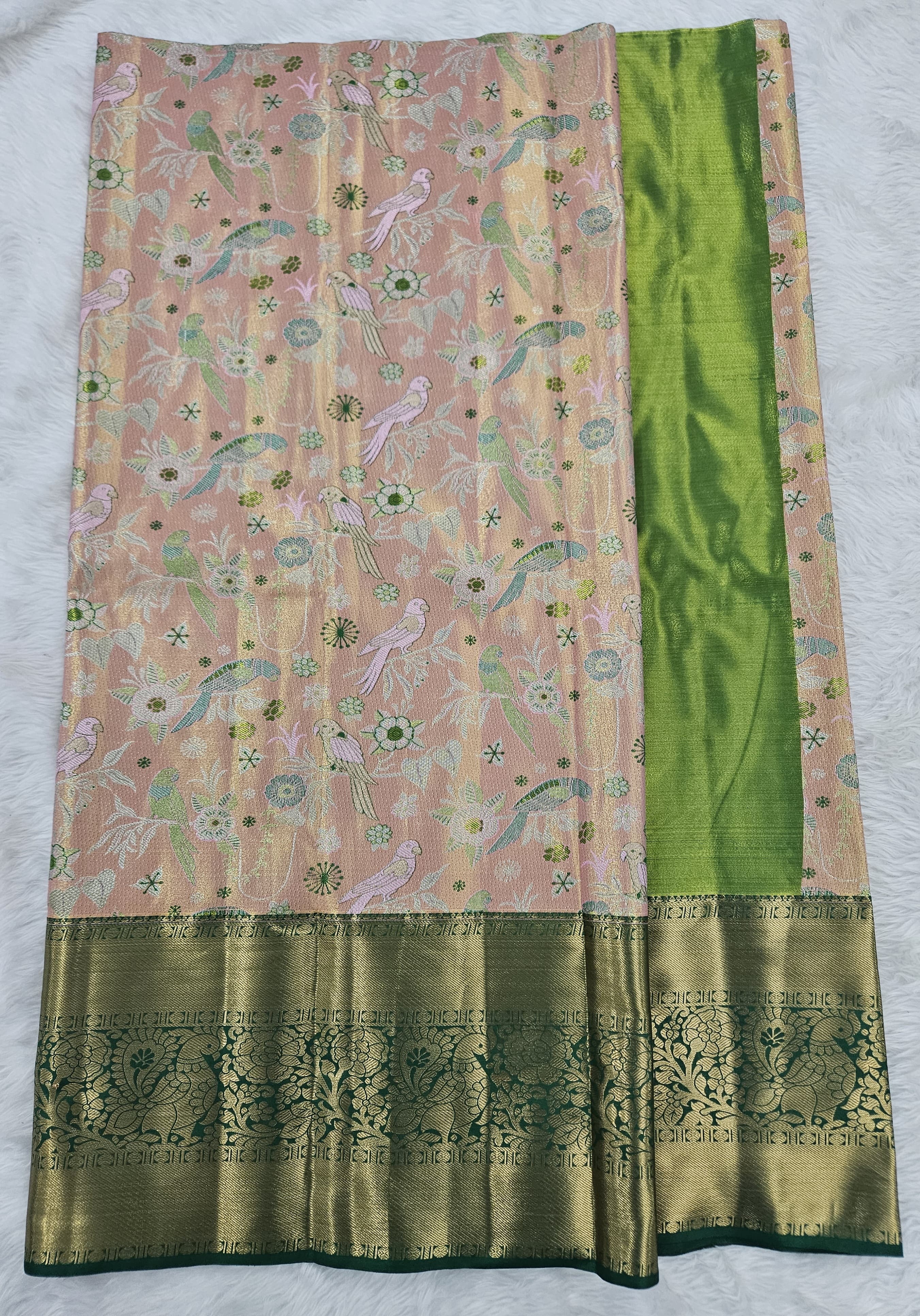 (5–10 Year) Lehenga – Unstitched (Blouse + Material)