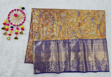 (5–10 Year) Lehenga – Unstitched (Blouse + Material)