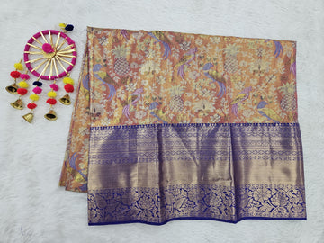 (5–10 Year) Lehenga – Unstitched (Blouse + Material)