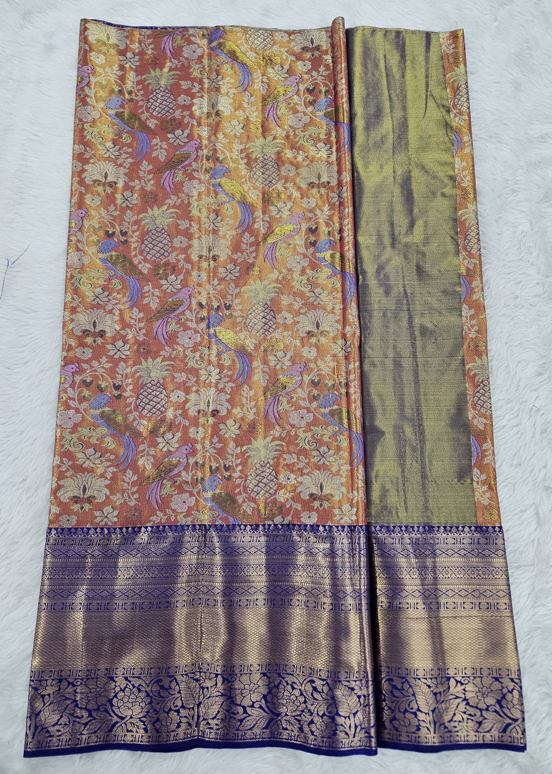 (5–10 Year) Lehenga – Unstitched (Blouse + Material)