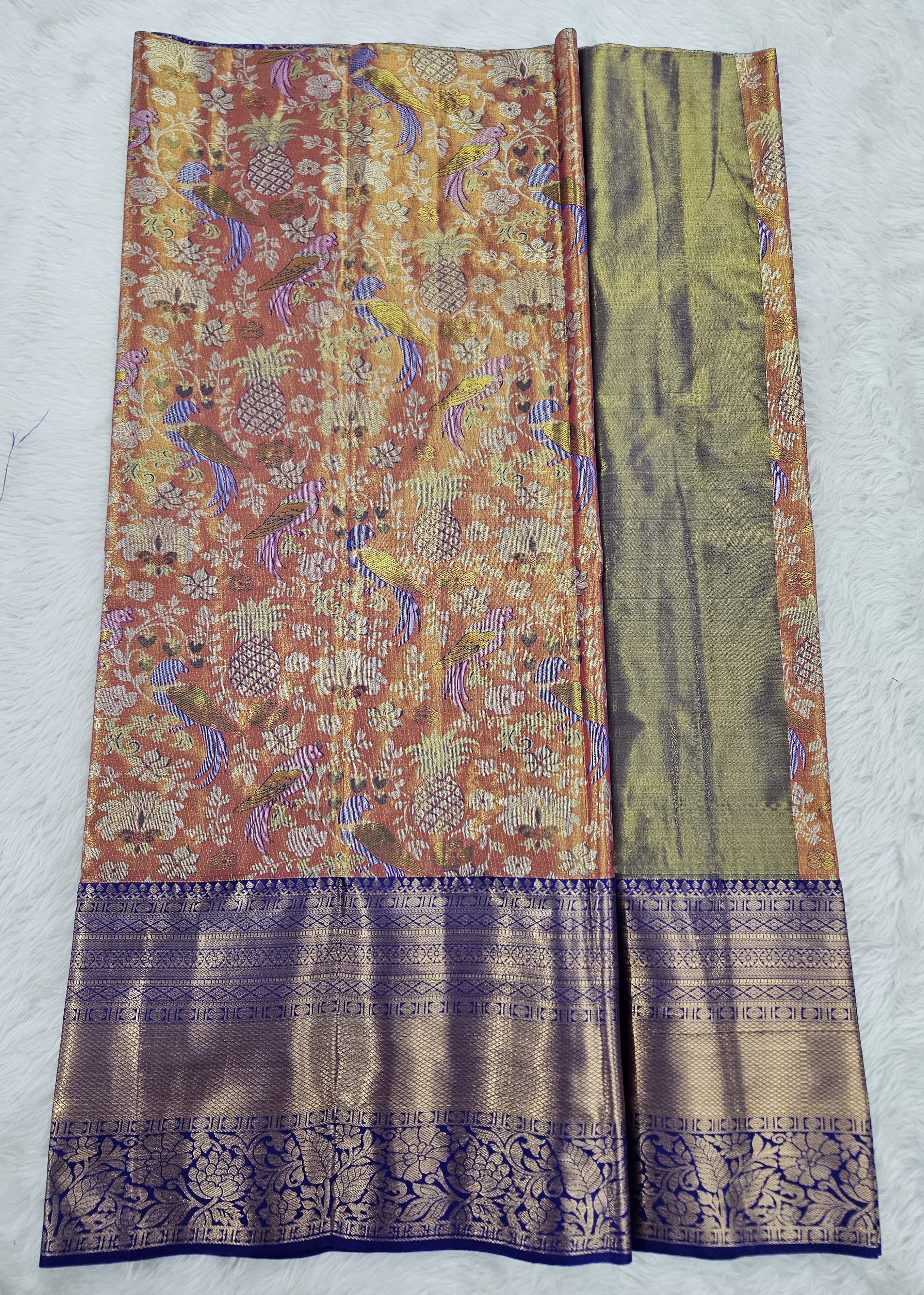 (5–10 Year) Lehenga – Unstitched (Blouse + Material)