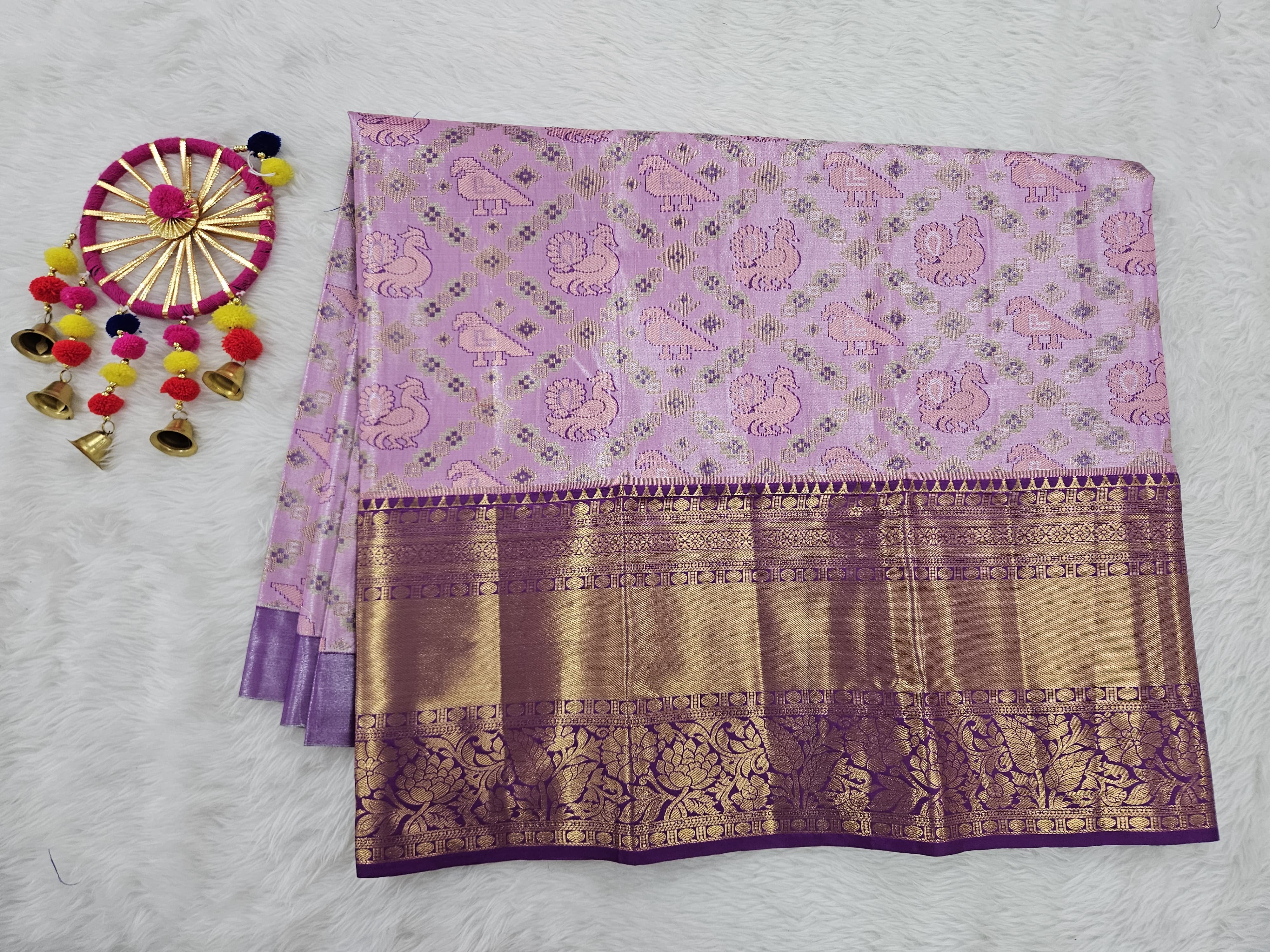 (5–10 Year) Lehenga – Unstitched (Blouse + Material)