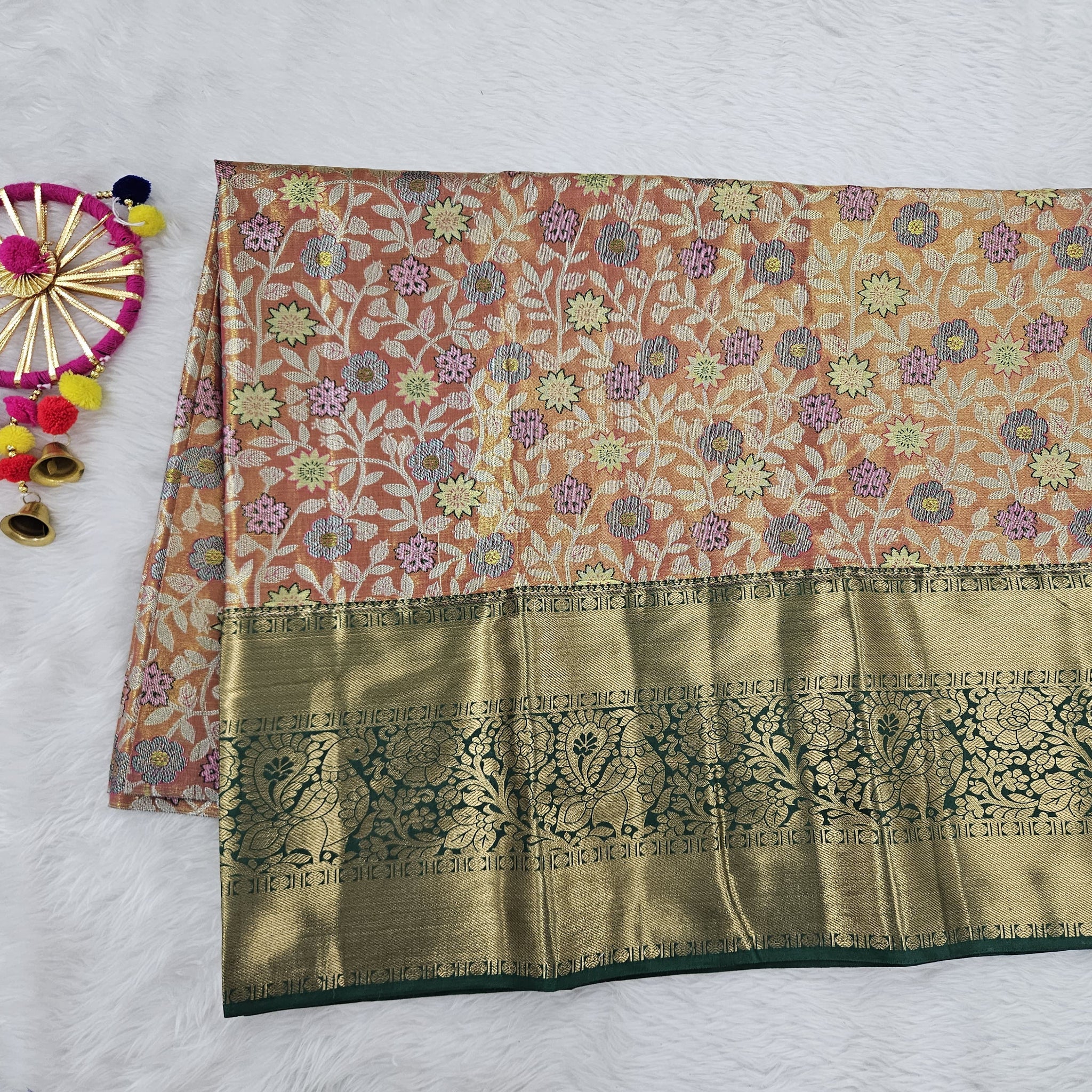 (5–10 Year) Lehenga – Unstitched (Blouse + Material)