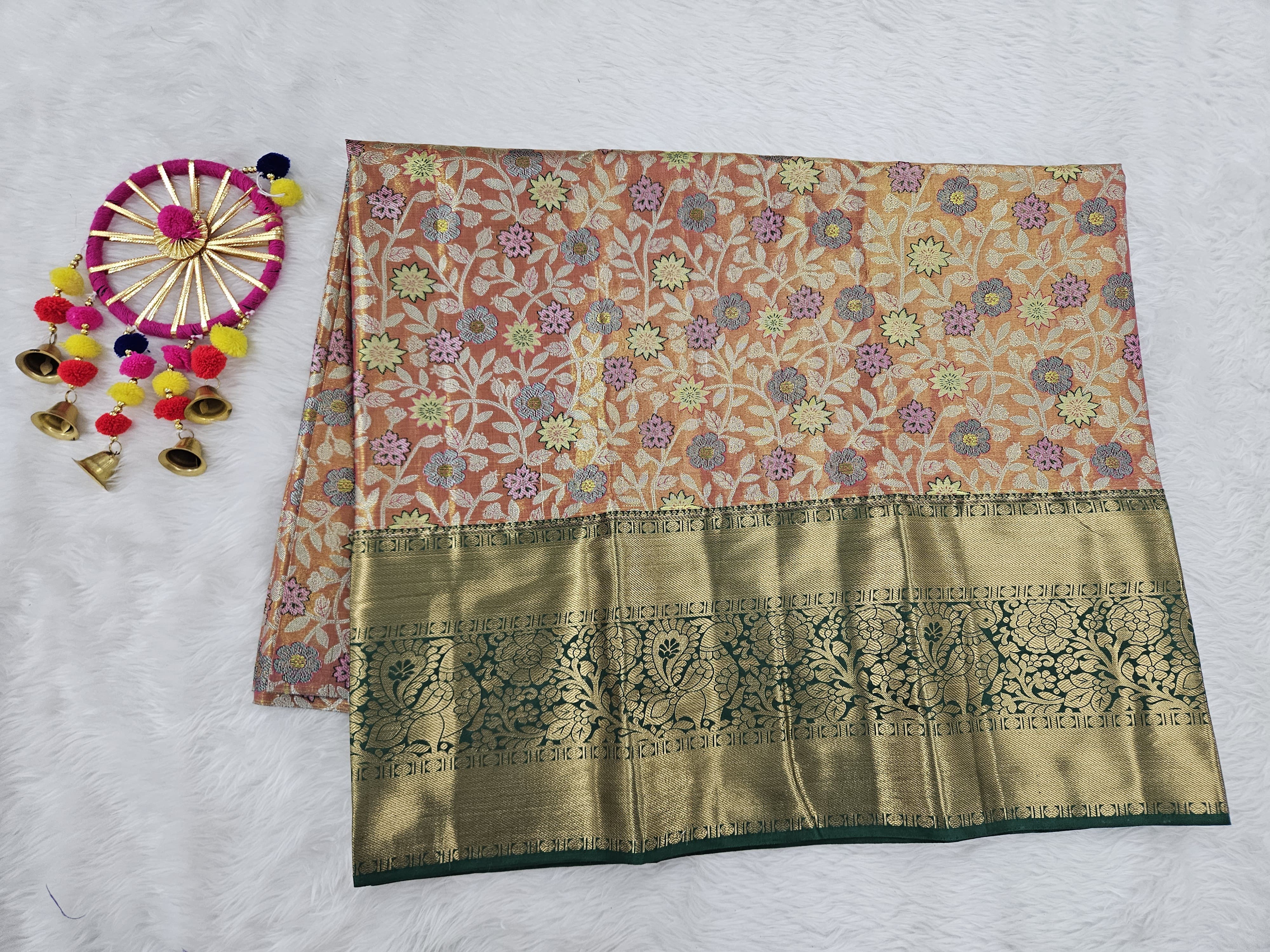 (5–10 Year) Lehenga – Unstitched (Blouse + Material)