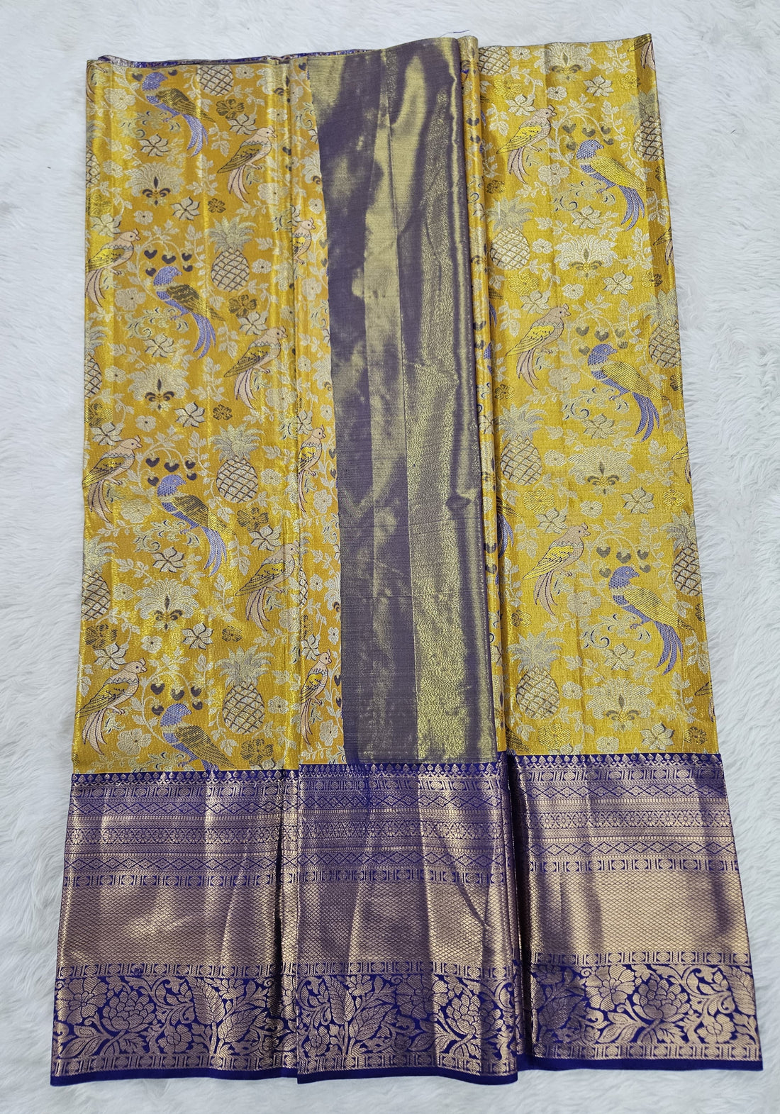 (5–10 Year) Lehenga – Unstitched (Blouse + Material)