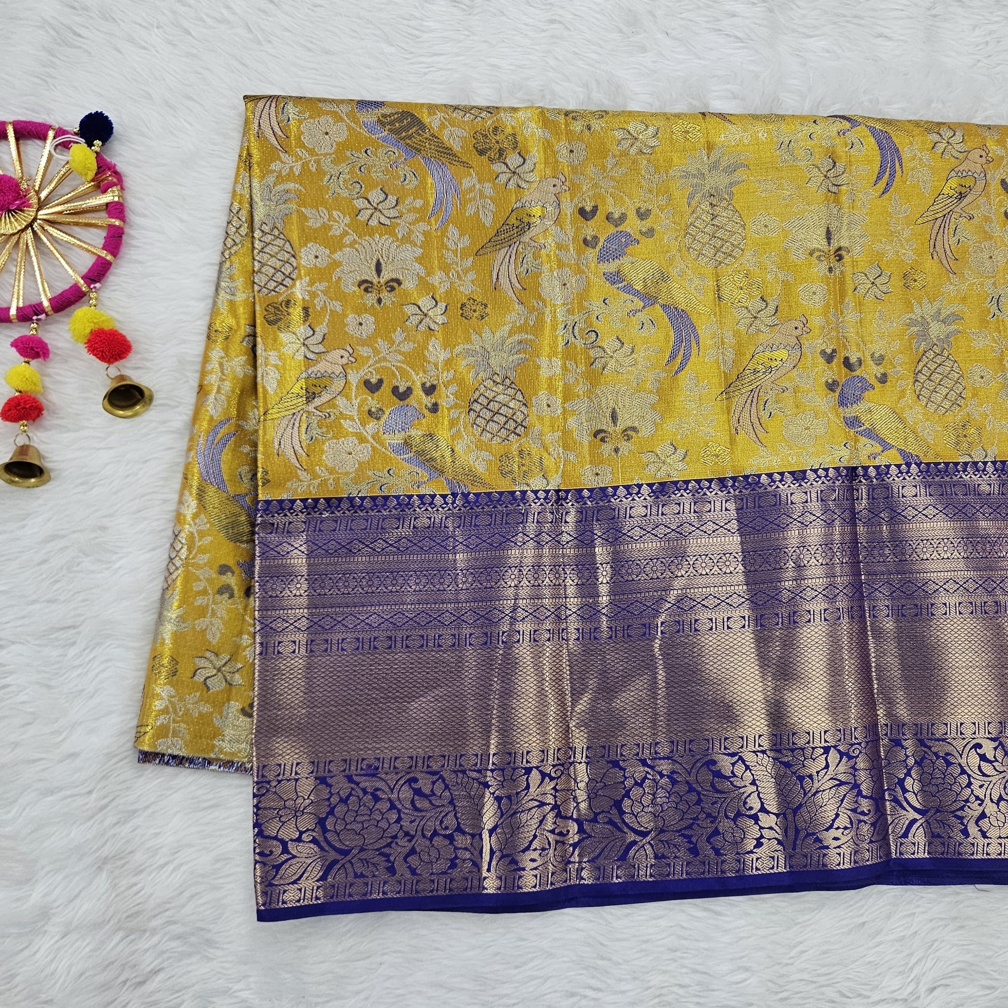 (5–10 Year) Lehenga – Unstitched (Blouse + Material)