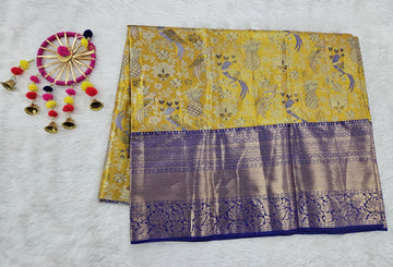 (5–10 Year) Lehenga – Unstitched (Blouse + Material)