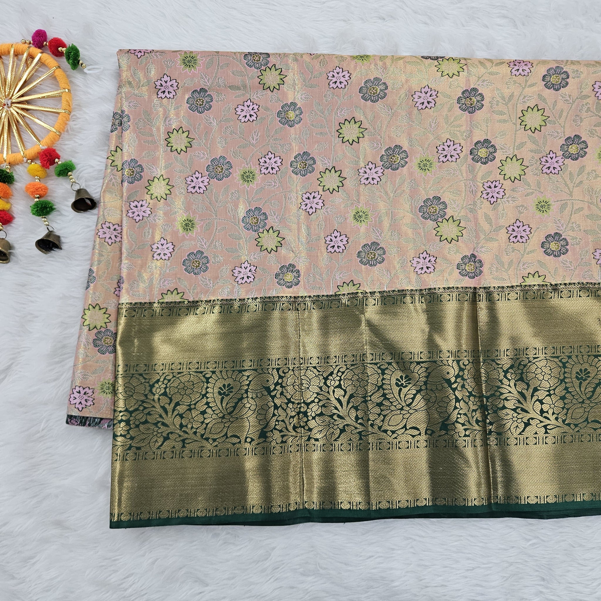 (5–10 Year) Lehenga – Unstitched (Blouse + Material)