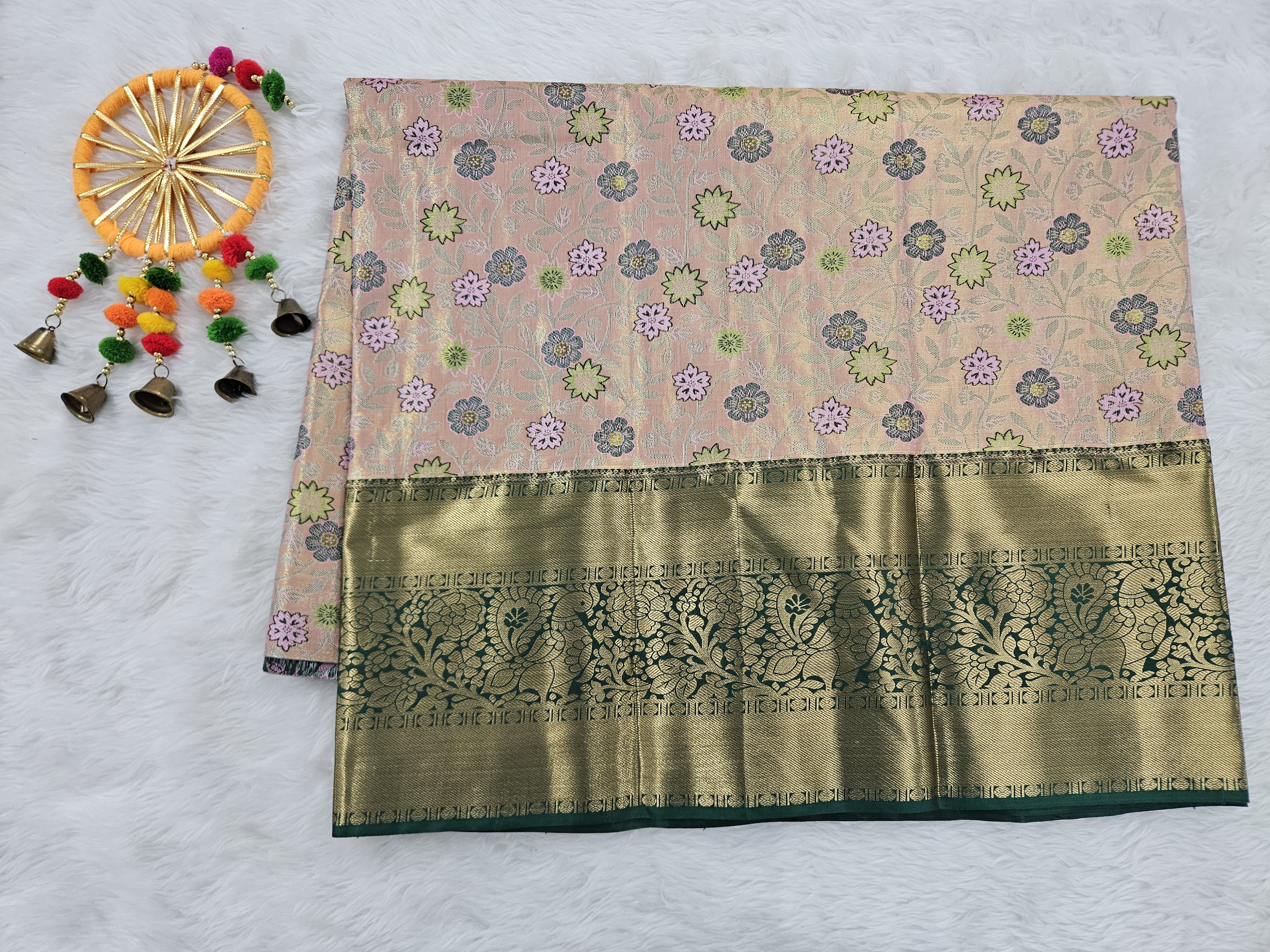 (5–10 Year) Lehenga – Unstitched (Blouse + Material)