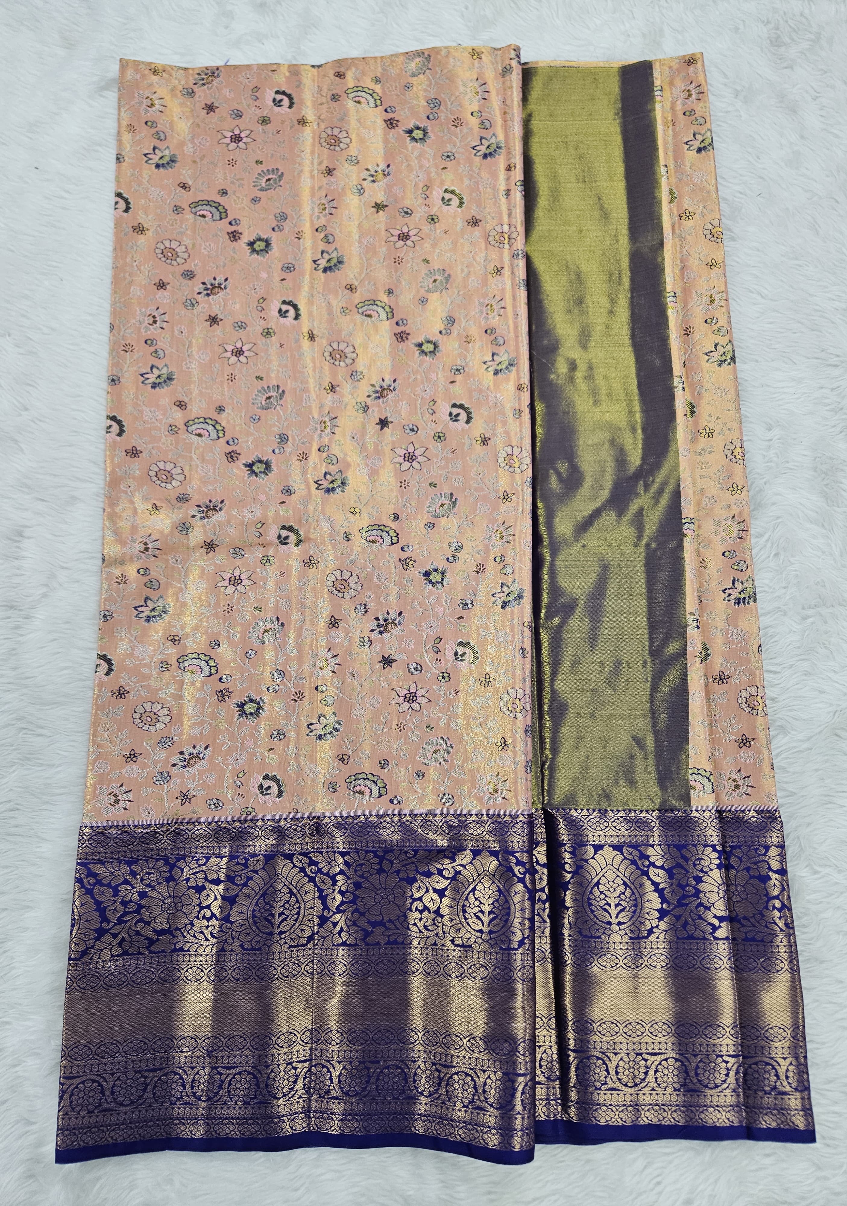 (5–10 Year) Lehenga – Unstitched (Blouse + Material)