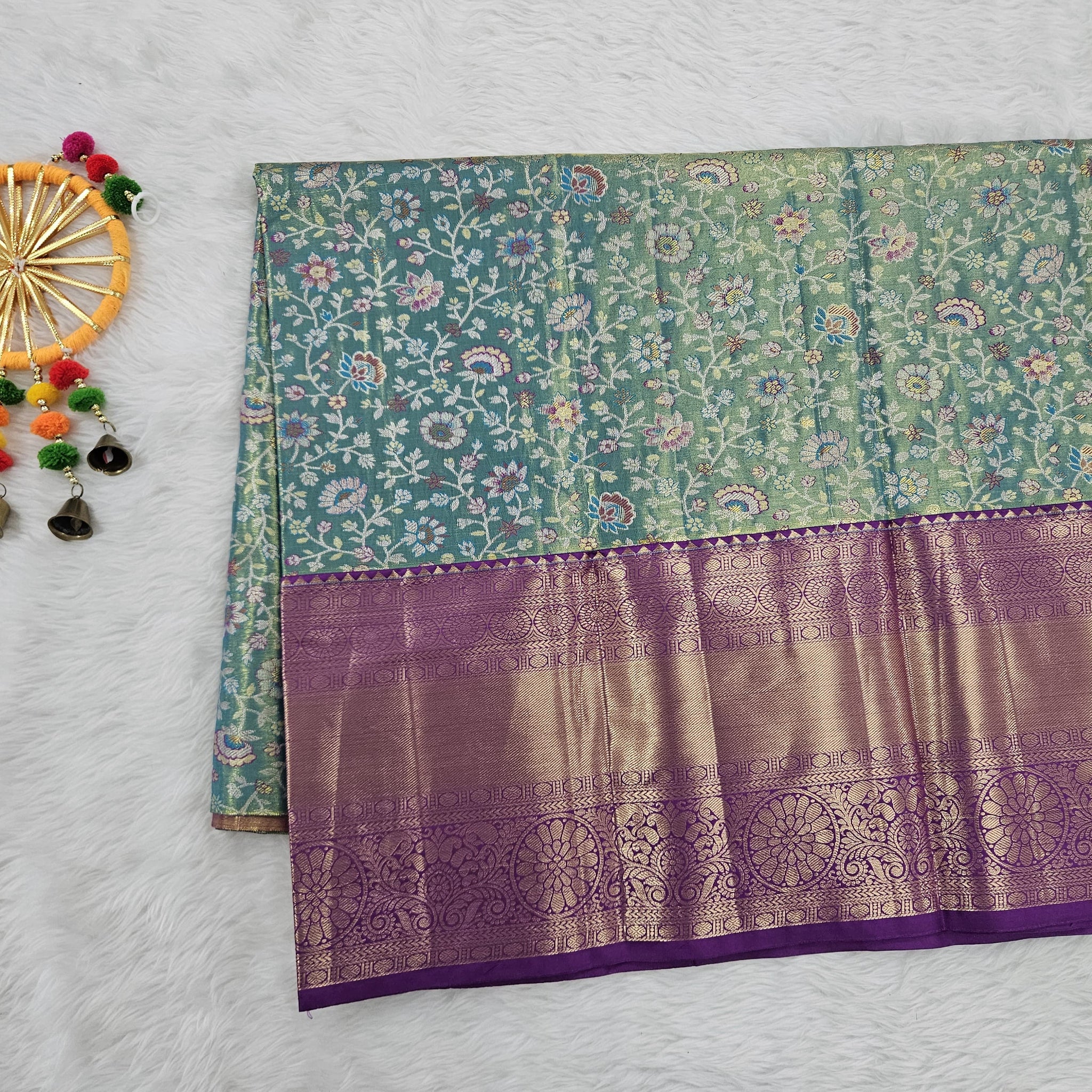 (5–10 Year) Lehenga – Unstitched (Blouse + Material)