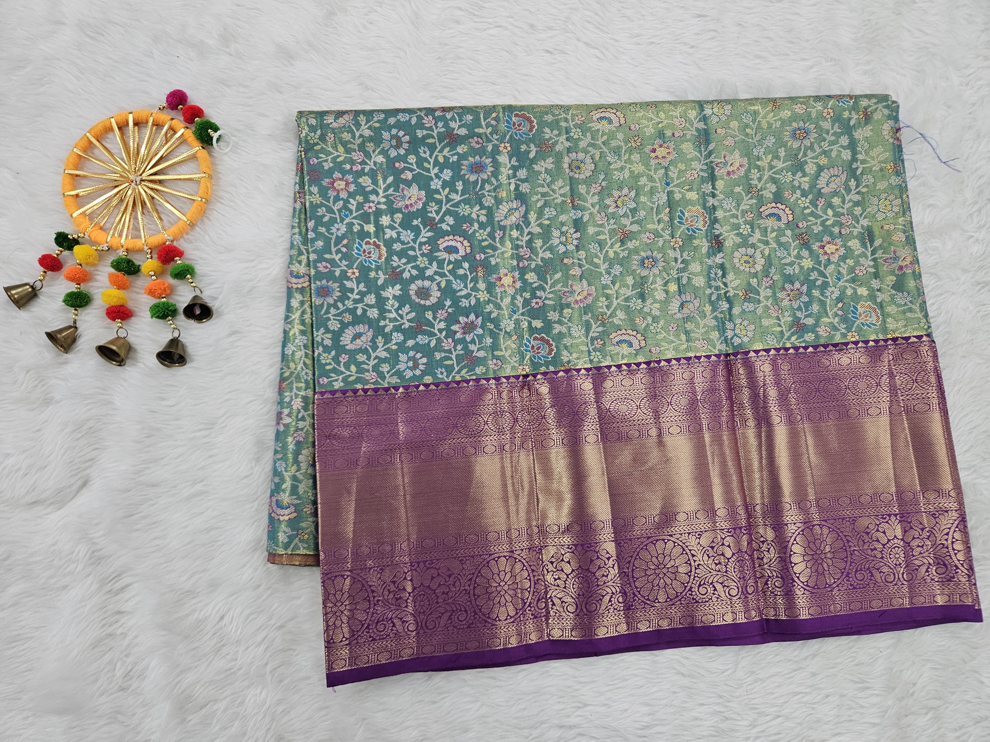 (5–10 Year) Lehenga – Unstitched (Blouse + Material)