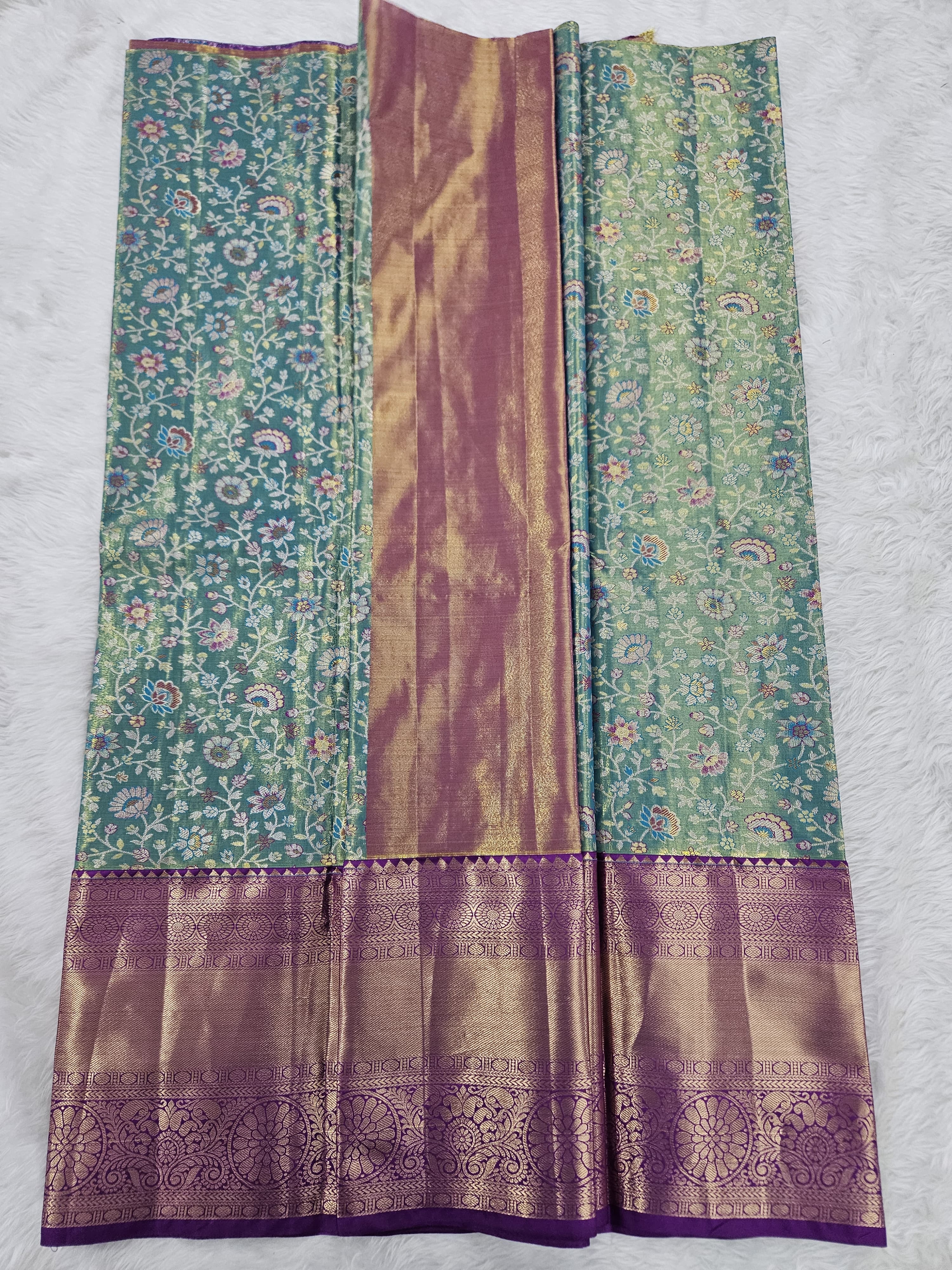 (5–10 Year) Lehenga – Unstitched (Blouse + Material)