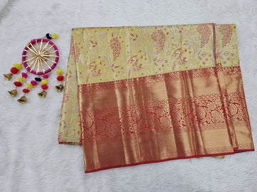 (5–10 Year) Lehenga – Unstitched (Blouse + Material)