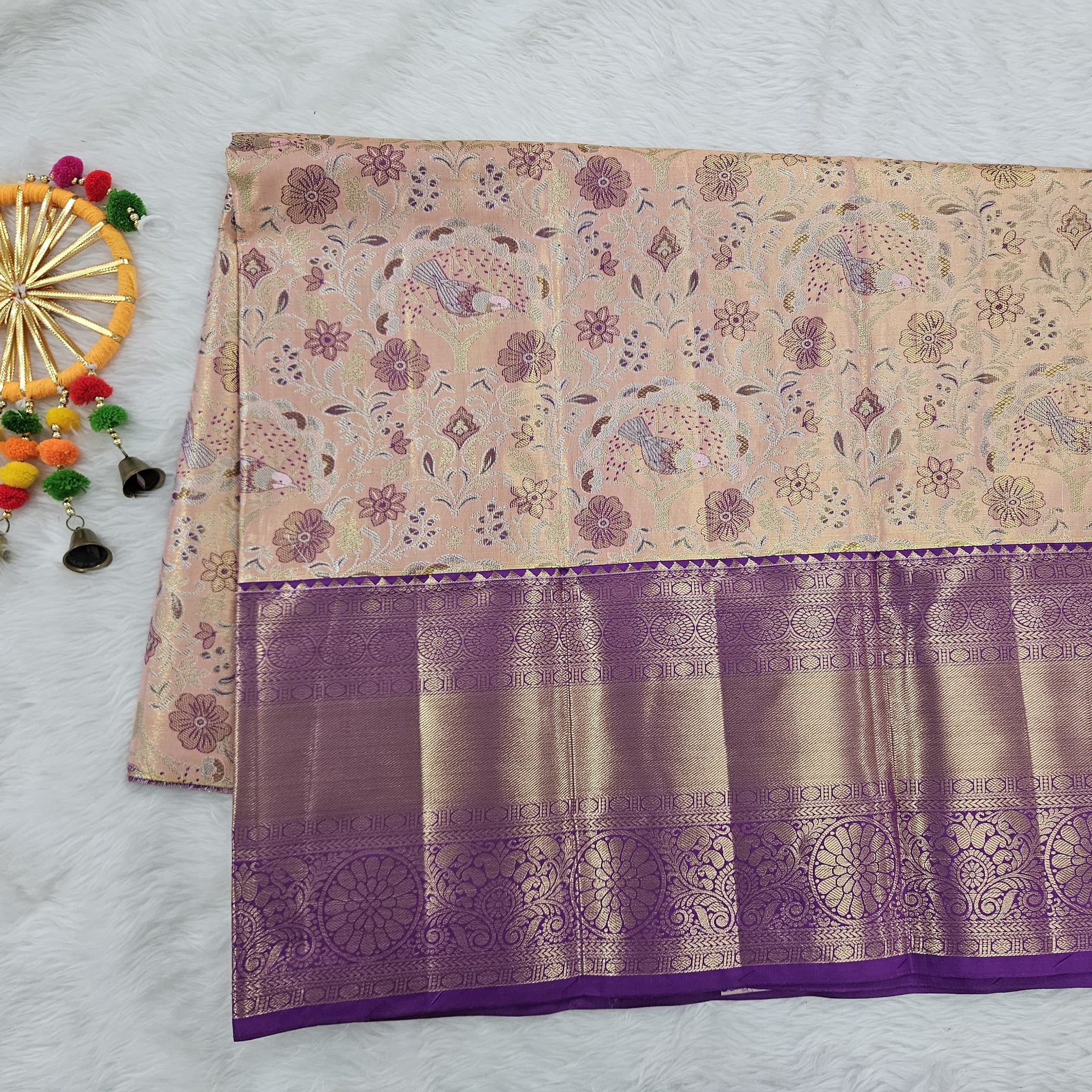 (5–10 Year) Lehenga – Unstitched (Blouse + Material)