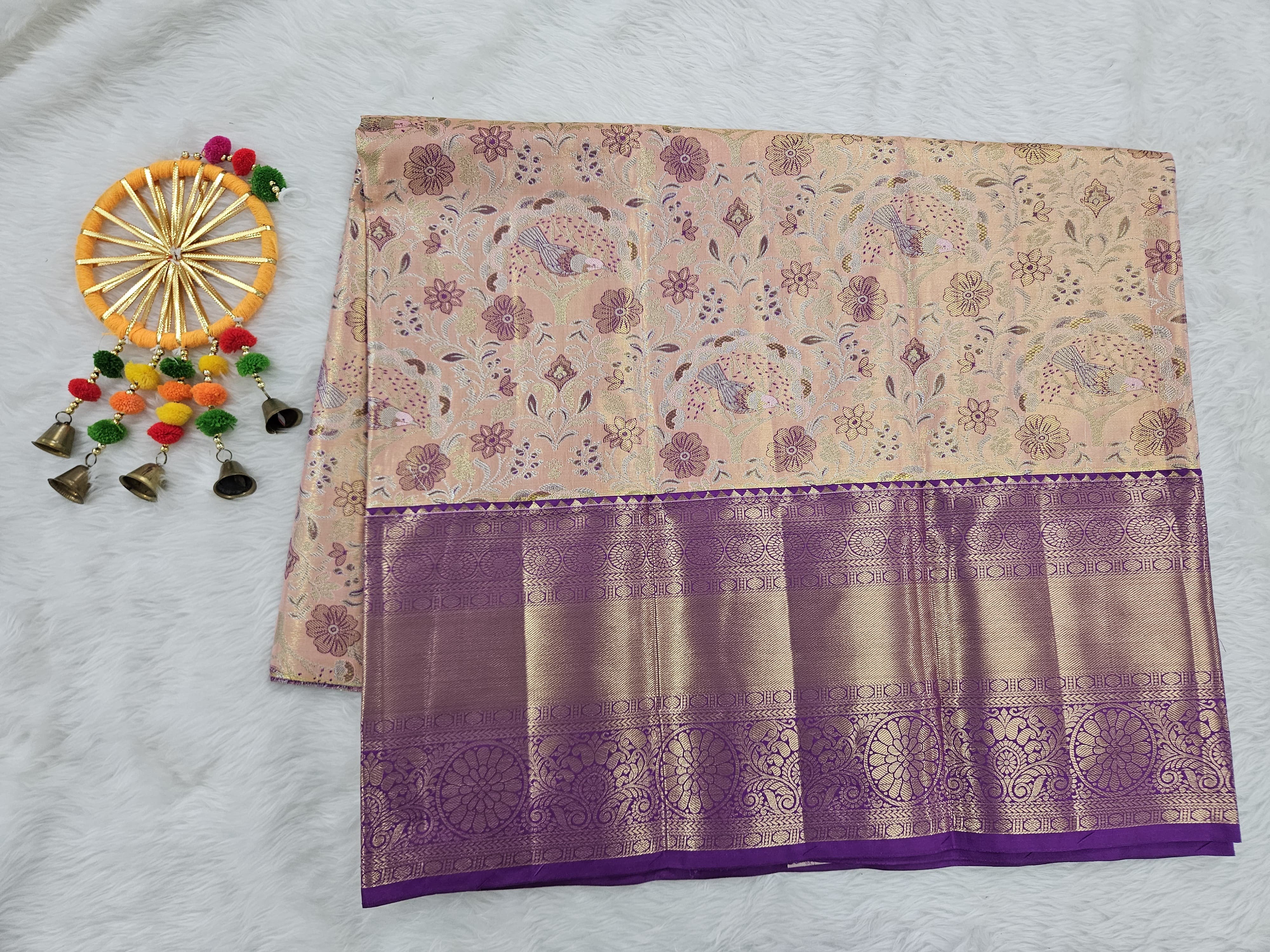 (5–10 Year) Lehenga – Unstitched (Blouse + Material)